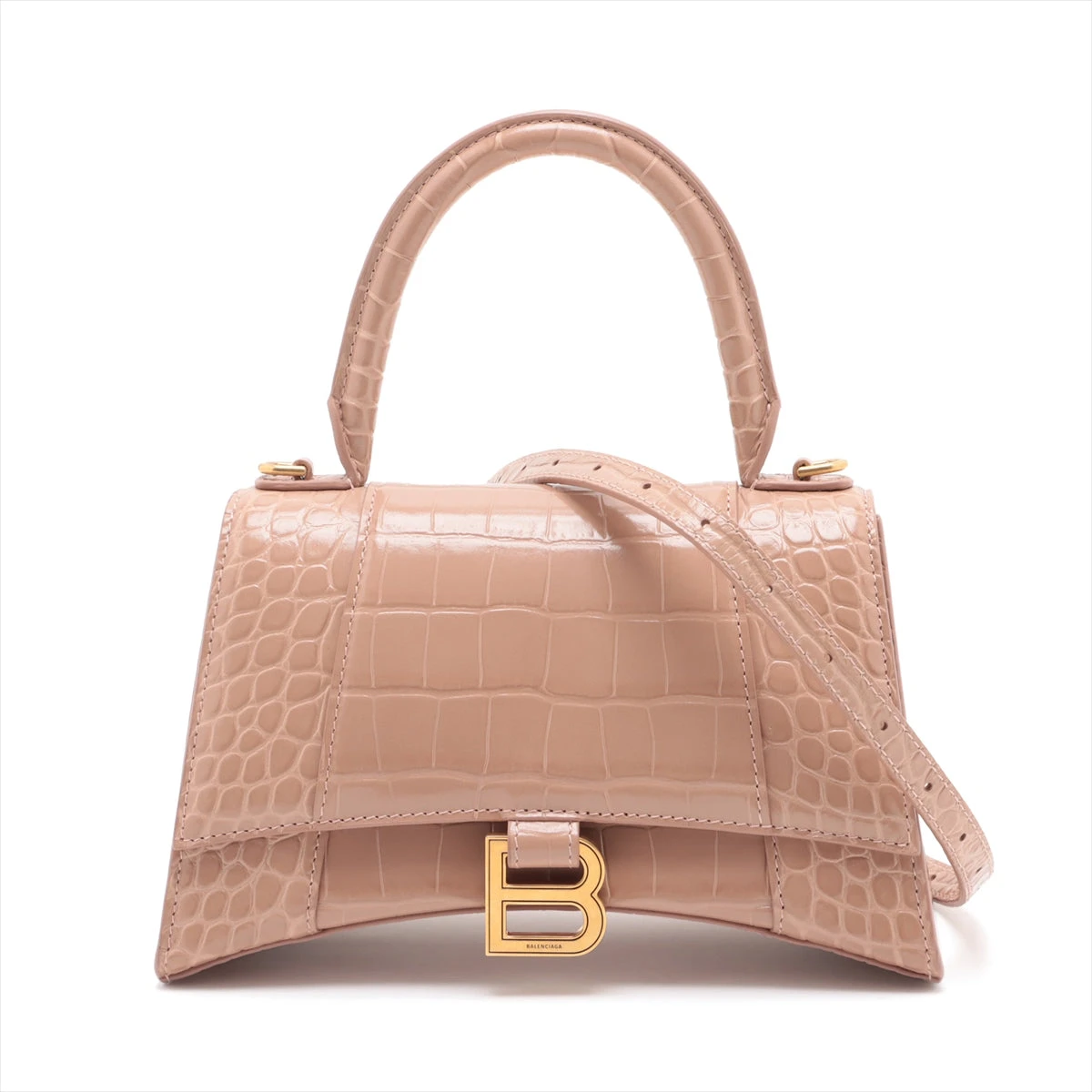 【正規品】バレンシアガ エブリデイ ハンドバッグ 2way クロコ ロゴプリント 正規品】バレンシアガ エブリデイ ハンドバッグ 2way クロコ