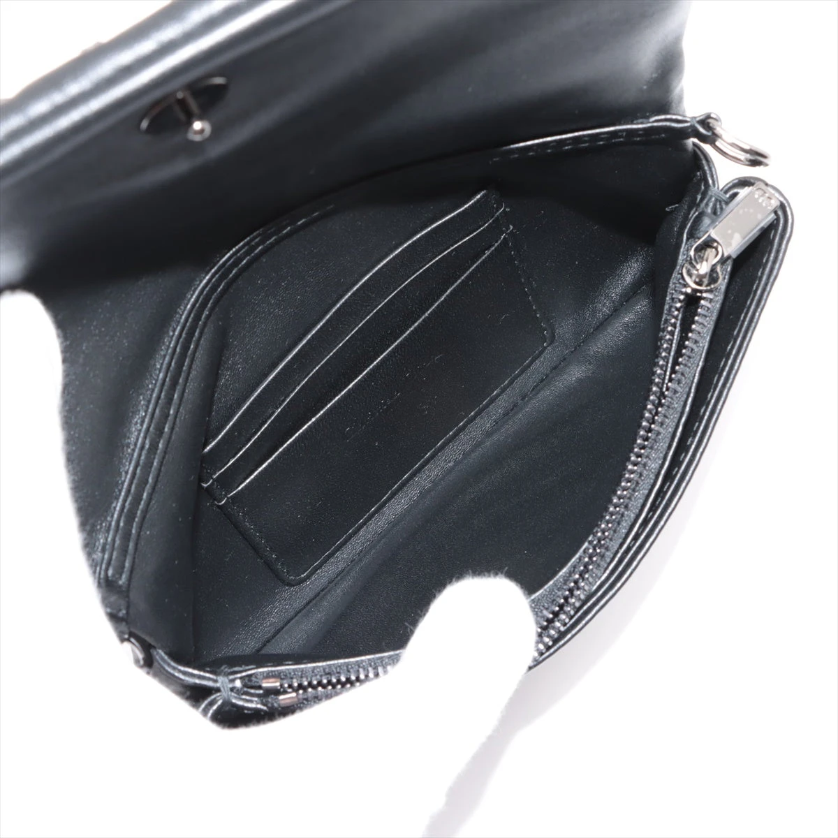 クリスチャンディオール カロ レザー チェーンショルダーバッグ