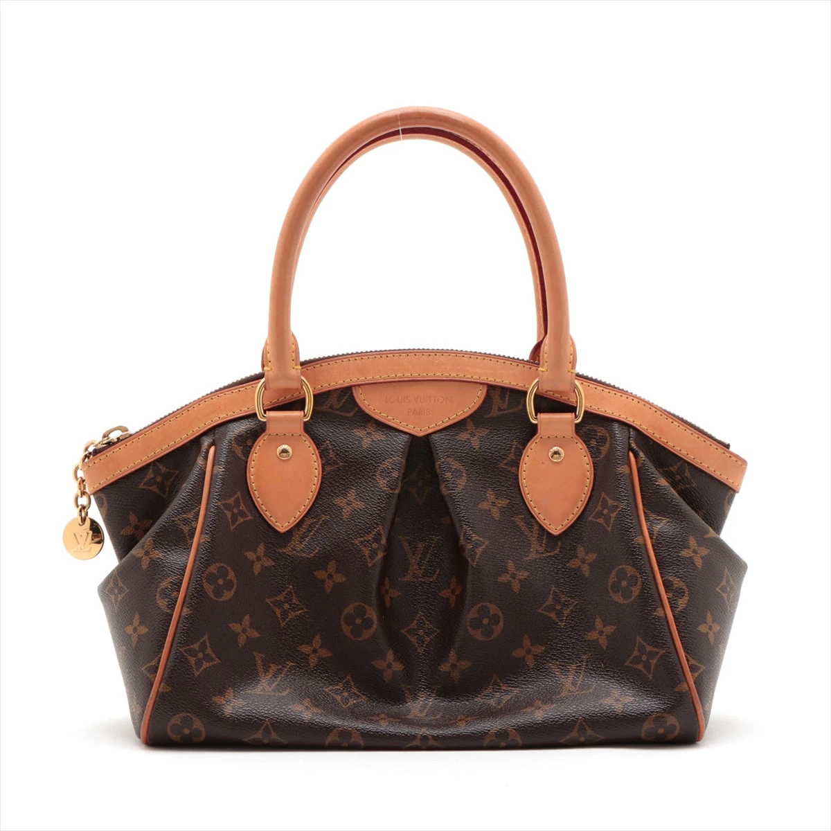 ルイヴィトン ハンドバック　モノグラム　ポーチ付き   ブラウン 茶 【中古品】 ルイヴィトン ハンドバック モノグラム ポーチ付き ブラウン 茶