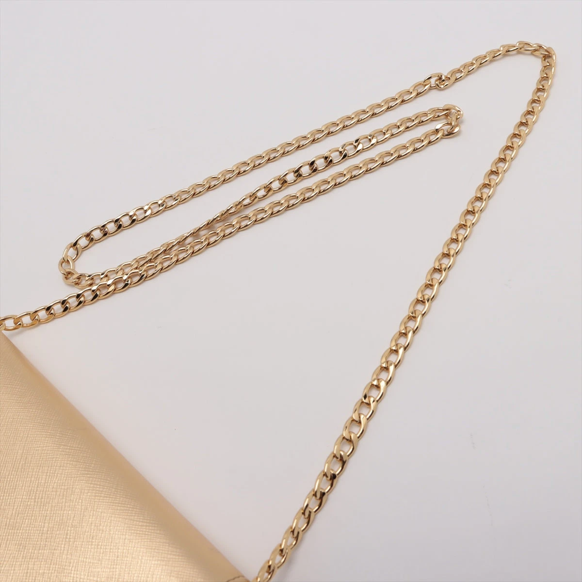 プラダ サフィアーノ チェーンウォレット ゴールド 1BP012 A2989223