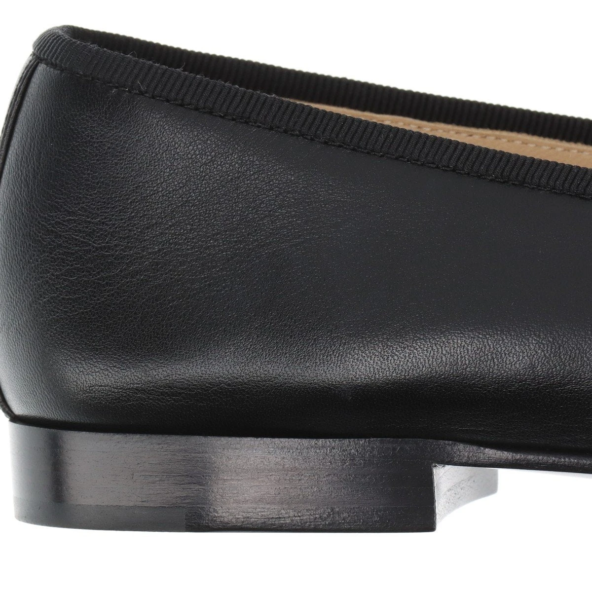 パンプス　CHANEL　ココマーク　サイズ38 シャネル ココマーク レザー フラットパンプス 38 レディース