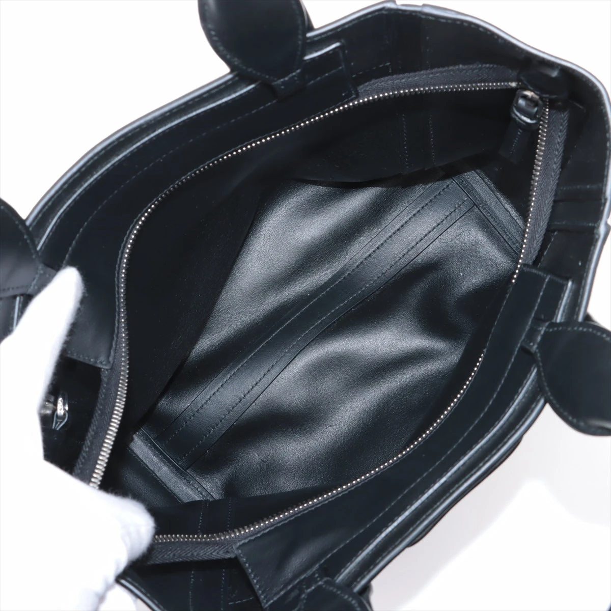 プラダ ウーヴェルチュール トートバッグ 2way レザー×キャンバス 黒 ウーヴェルチュール・2WAYトート/質屋 さのや ブランド 通販サイト