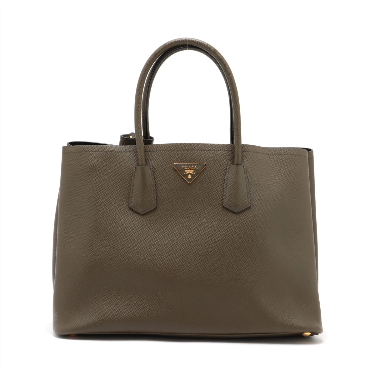 PRADA グリーン トートバッグ サフィアーノレザー PRADA グリーン トートバッグ サフィアーノレザー PRADA グリーン