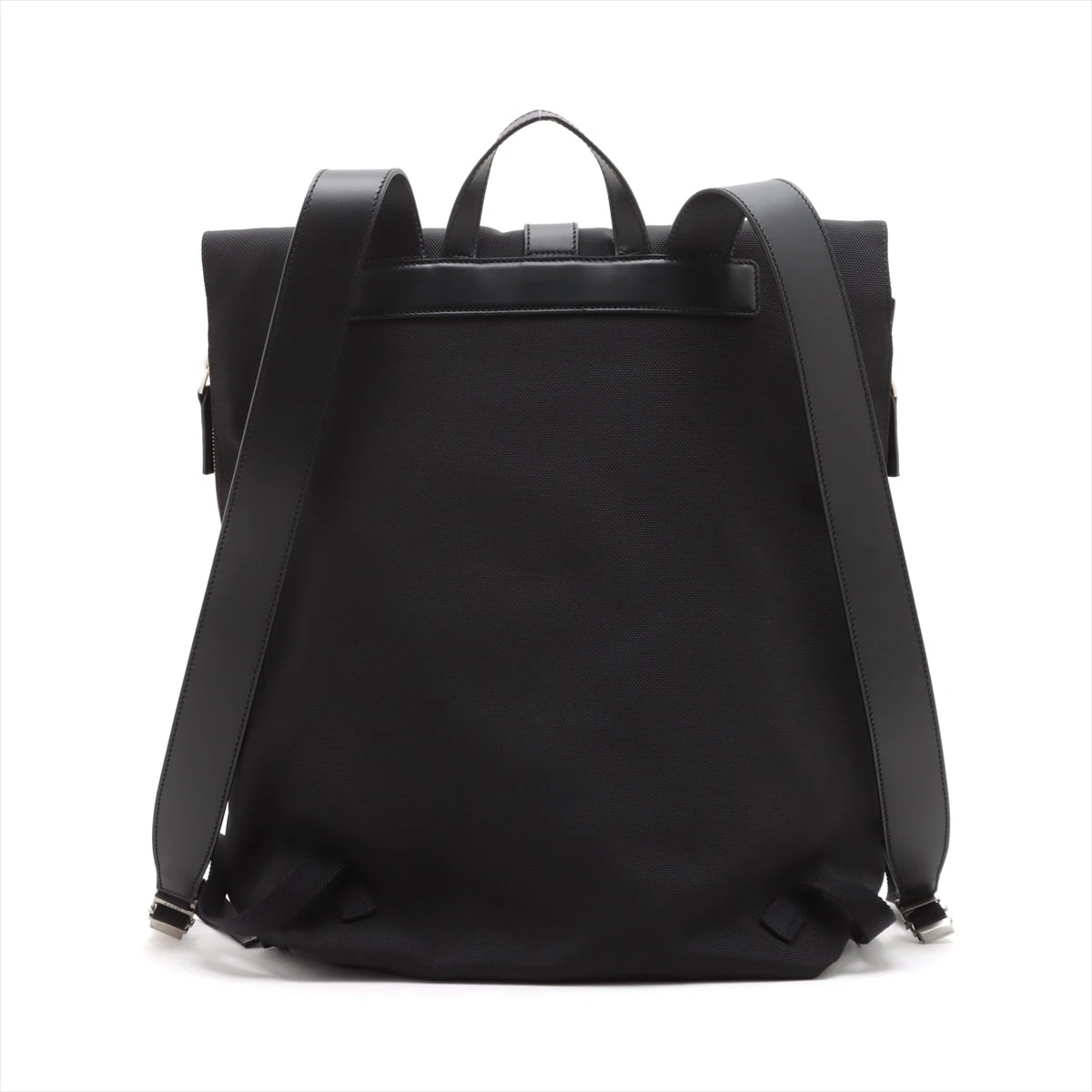 美品 グッチ シェリーライン 大容量 ビジネスバッグ ブラック ナイロン グッチ シェリーライン ナイロン×レザー バックパック/リュック