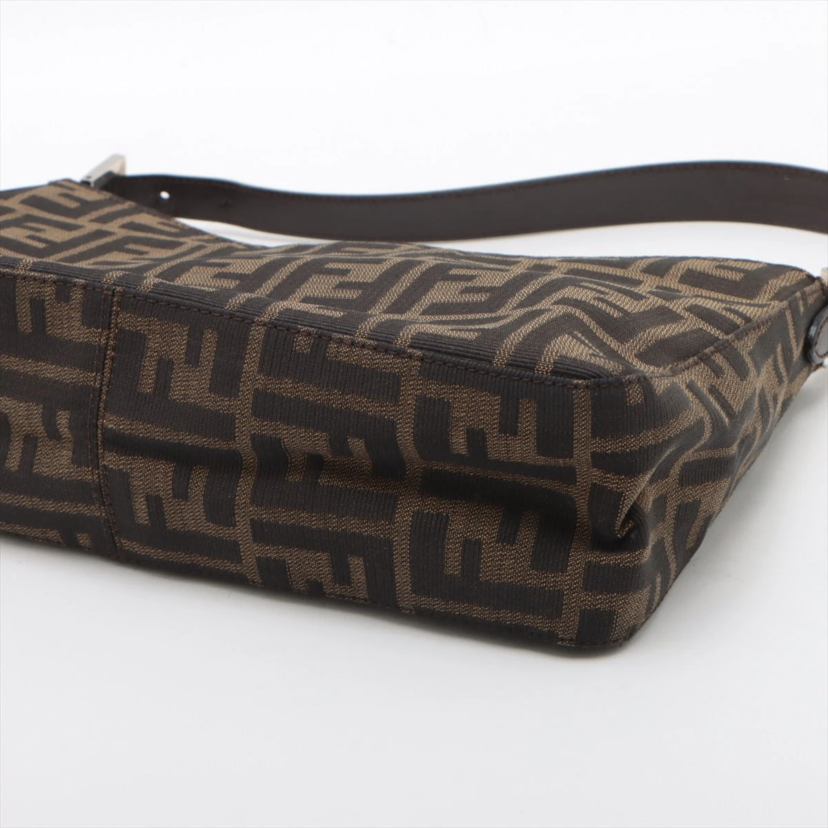 フェンディ ズッカ柄 クロップド ポロシャツ 40 Mサイズ ブラウン  