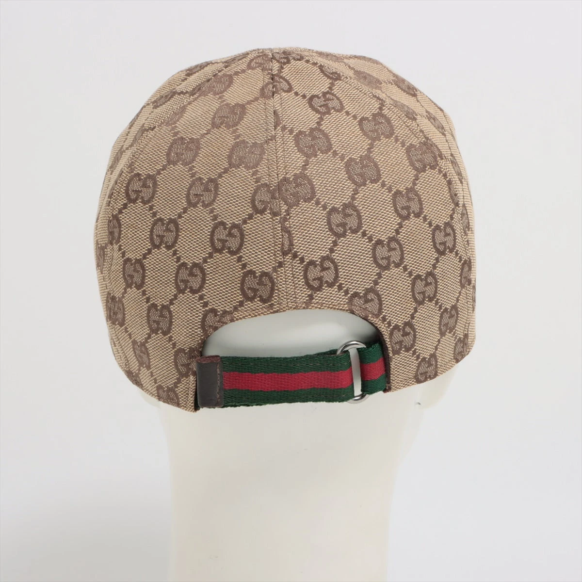 グッチ GGキャンバス キャップ M コットン×ポリエステル