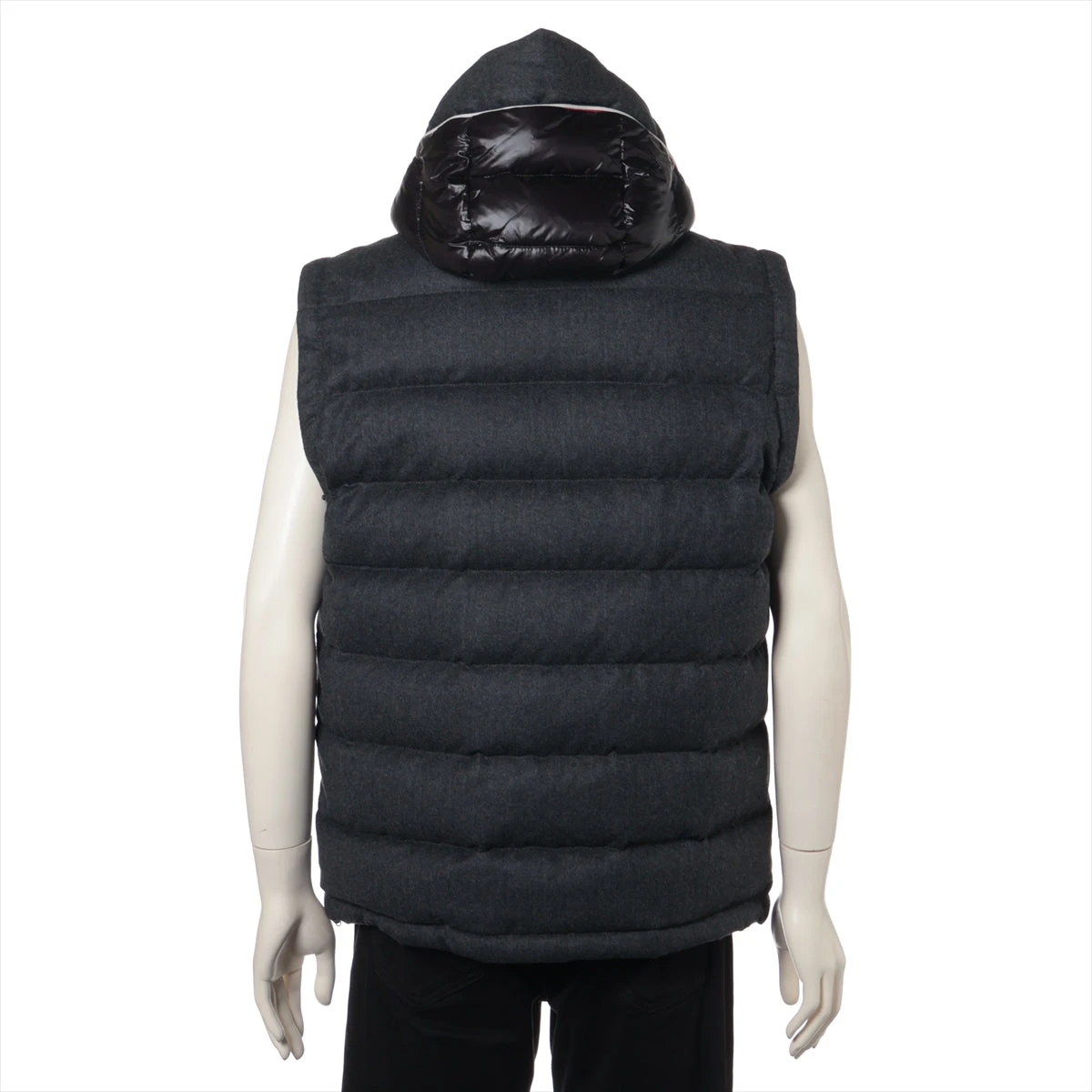 モンクレール 12年 ウール ダウンジャケット 2 メンズ グレー HEM 袖