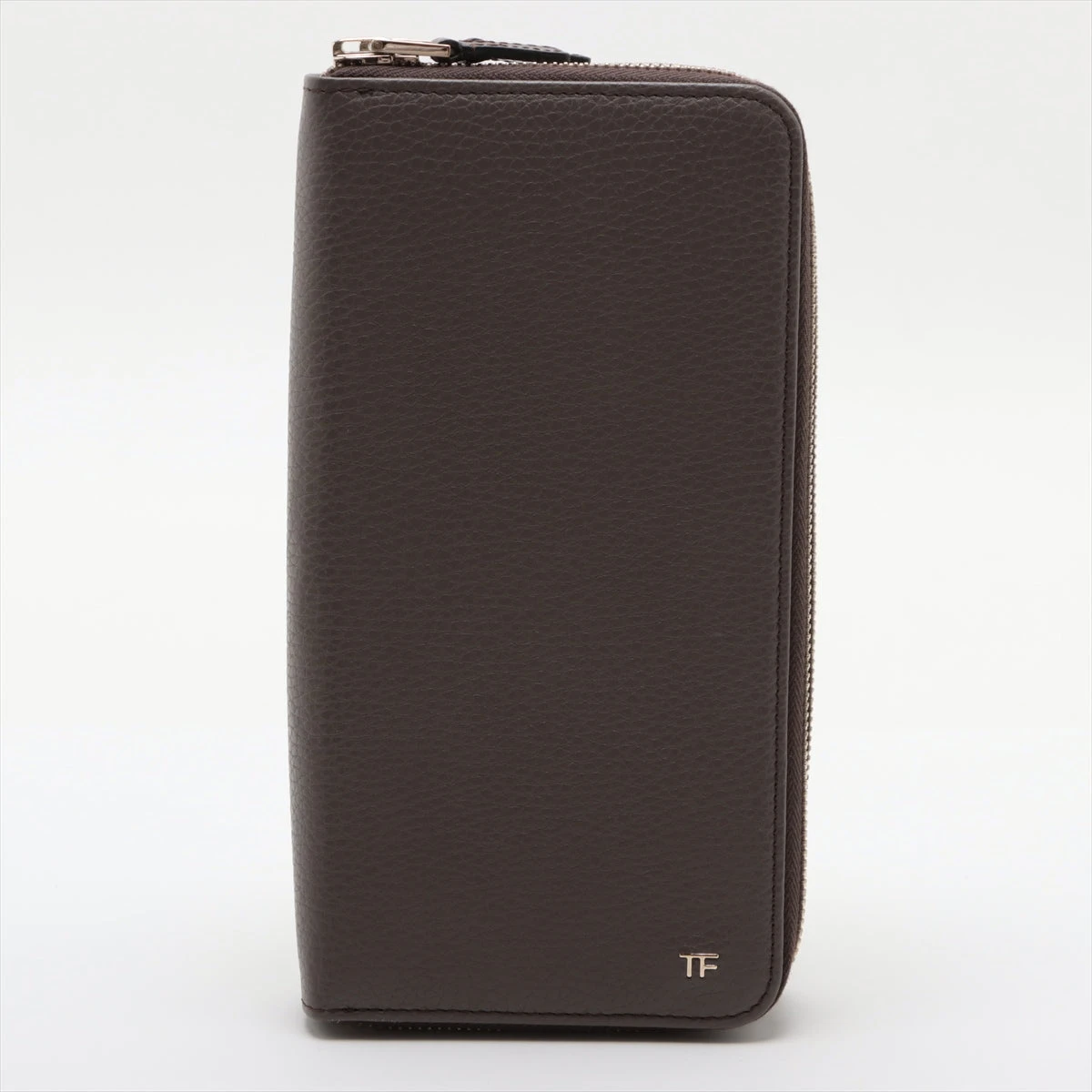 Tom Ford TFロゴ ラウンドジップ 長財布 a793 TOM FORD (トム フォード) レザー ロゴ ラウンドジップ 長財布