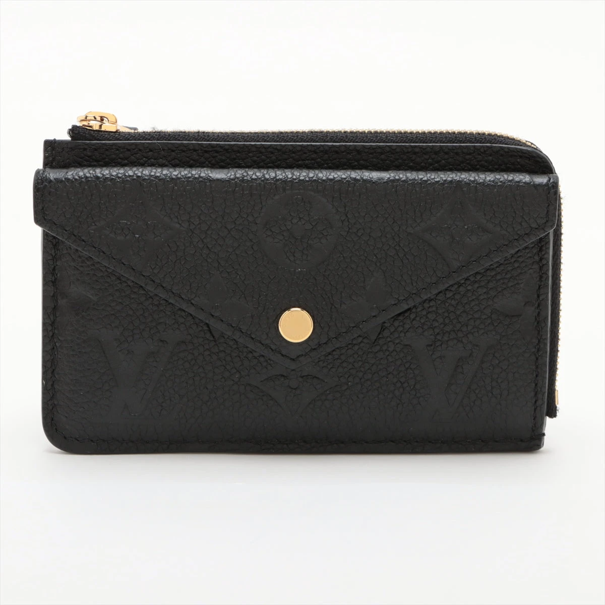 ルイヴィトンポルトカルトレクトヴェルソブラック黒アンプラントブランド