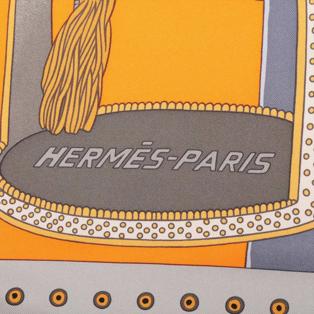 エルメス カレ90 SELLE DE DIGNITAIRE 高官の鞍 スカーフ シルク