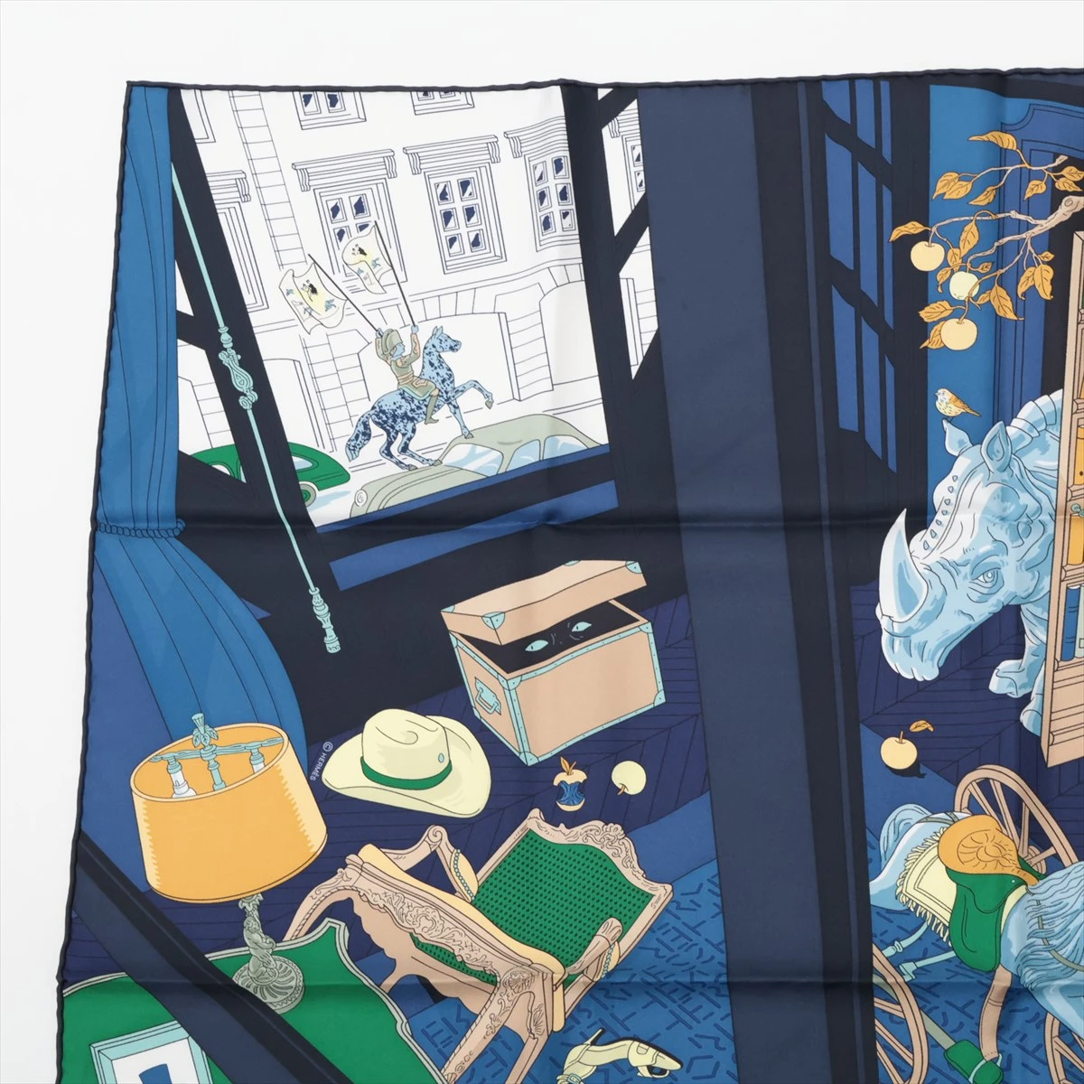 HERMES エルメス　カレ90 　24番地のミステリー スカーフ　シルク 楽天市場】エルメス スカーフ カレ90 24番地のミステリー