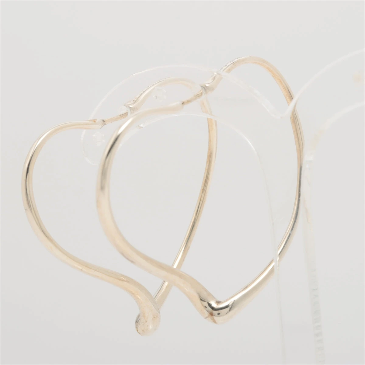TIFFANY&CO.【美品】オープンハートピアス　両耳用　925 最終案内価格 ティファニー オープンハート ピアス(両耳用) 925 2.1g シルバー