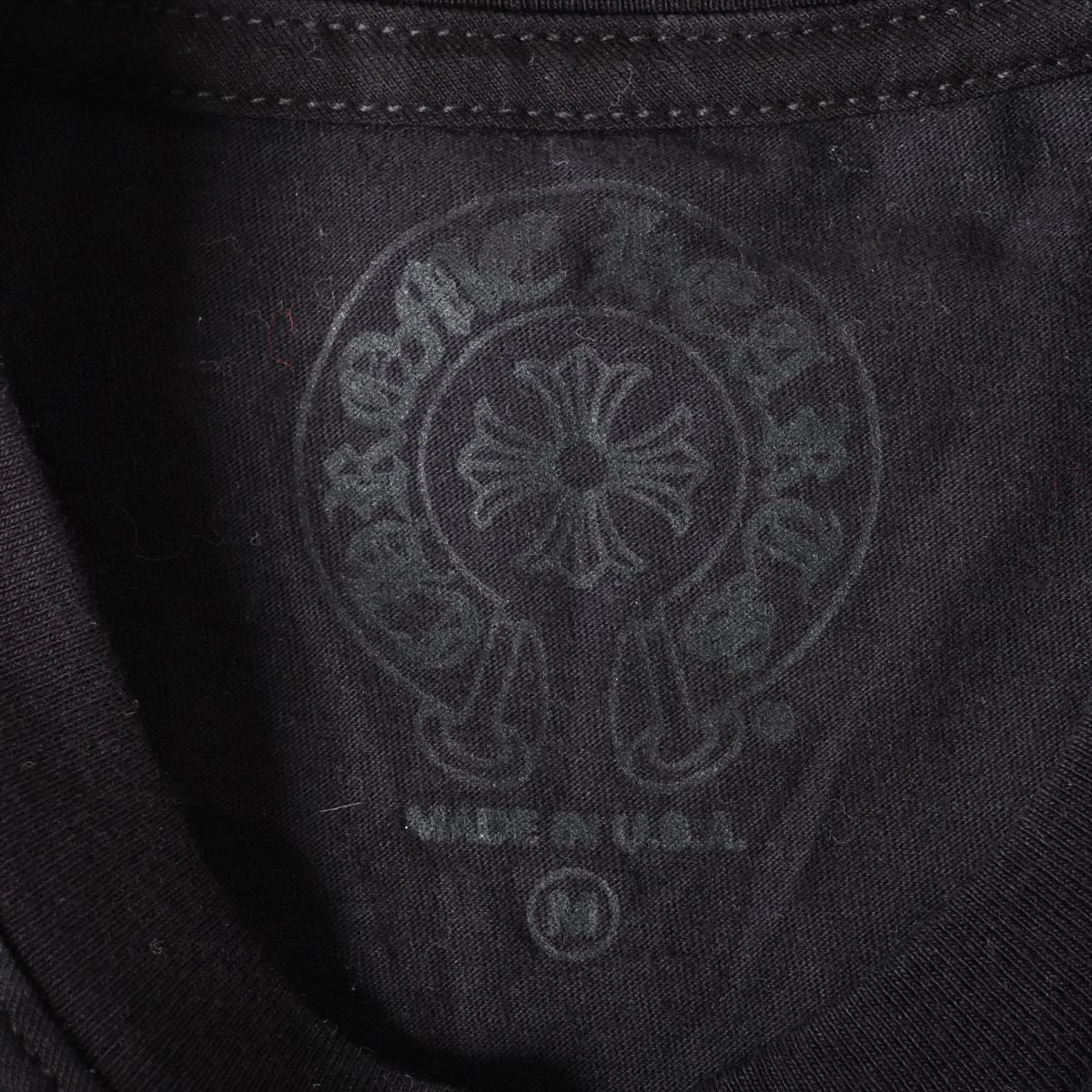 クロムハーツ セメタリークロス Tシャツ コットン サイズM ブラック