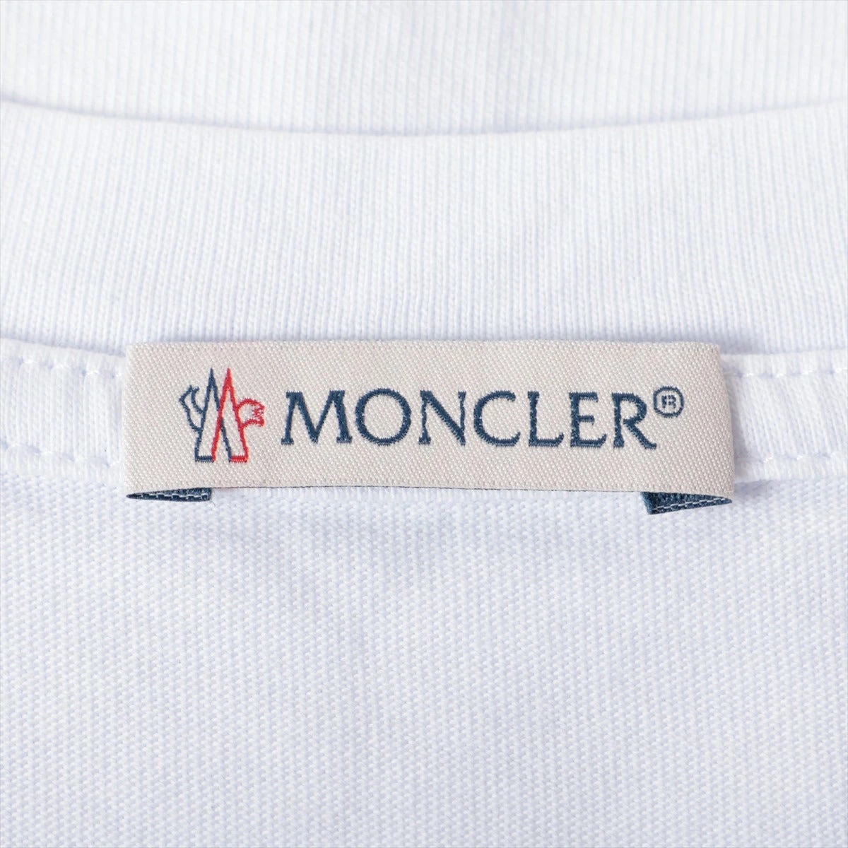 ブランド　MONCLER カラー　ホワイト 素材・生地　コットン モンクレール 23年 コットン Tシャツ XS ホワイト J20918C00024