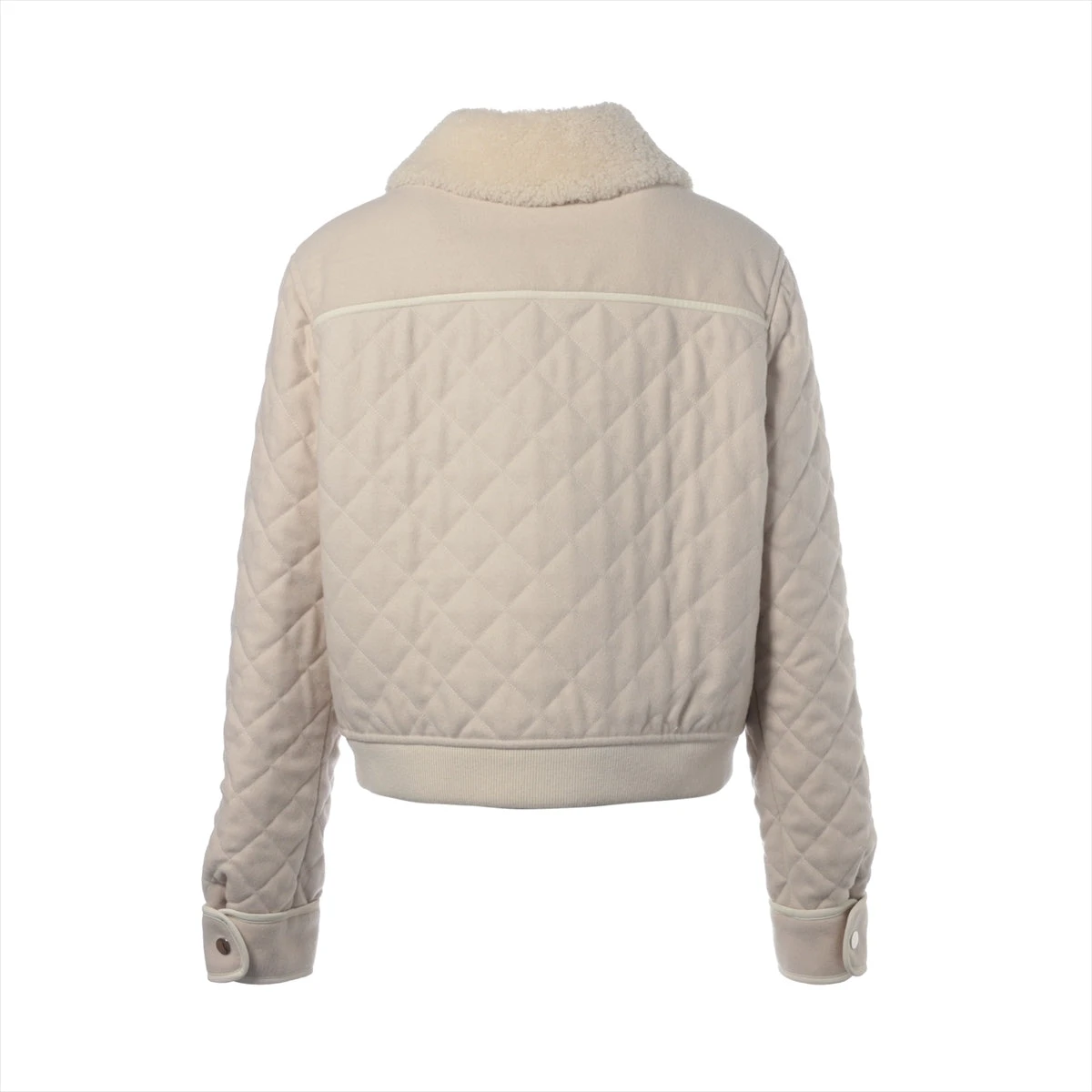 エルメス セリエ ウール ジャケット 38 レディース ベージュ 2H0107DG