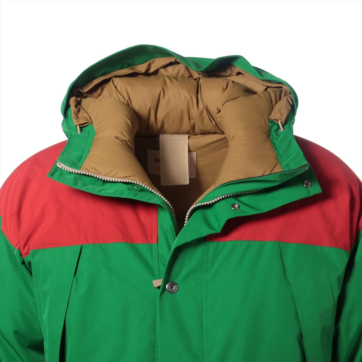 グッチ×ノースフェイス ミケーレ期 ポリエステル ダウンジャケット S