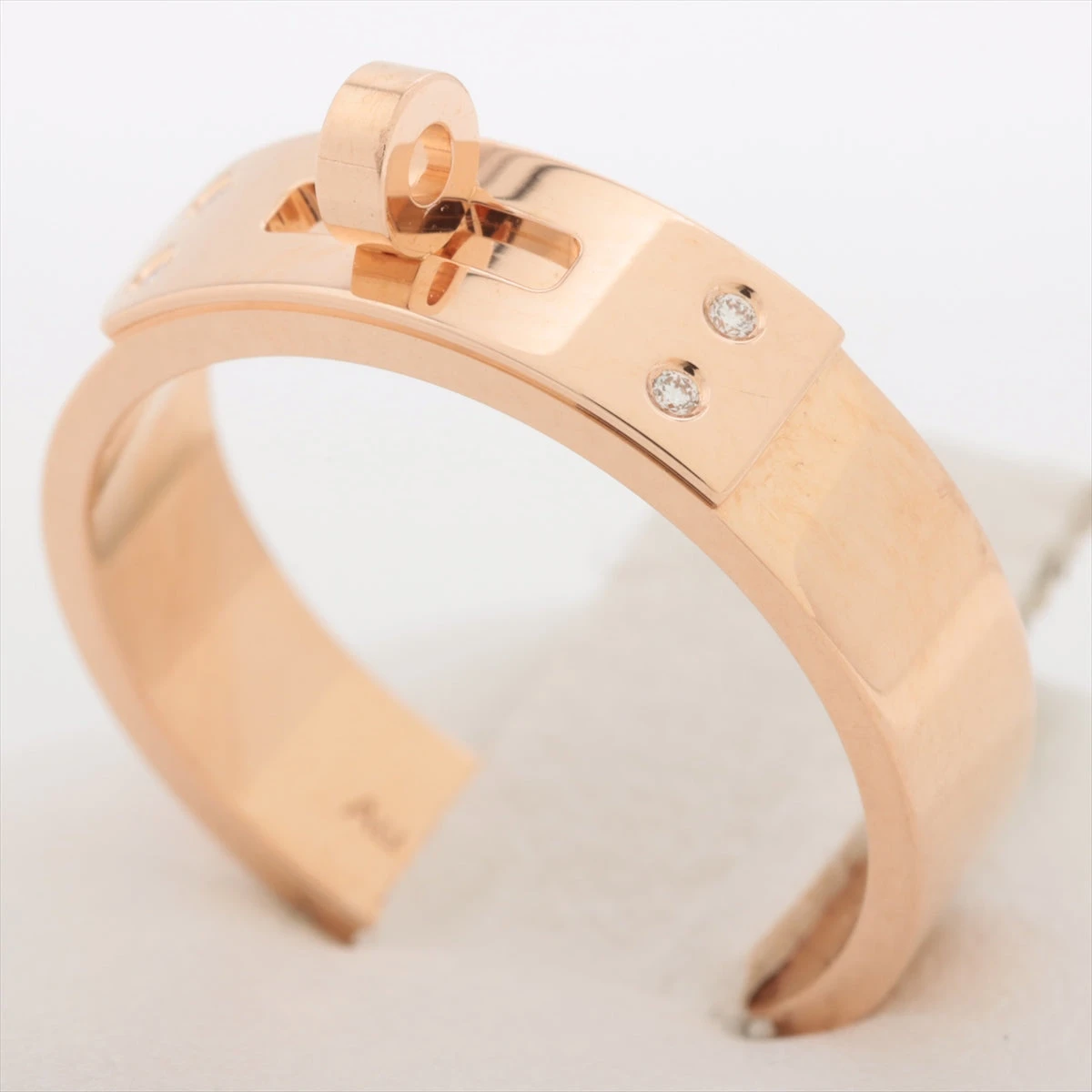 エルメス ケリー ダイヤ リング 750(PG) 5.7g 53 A3000937｜中古
