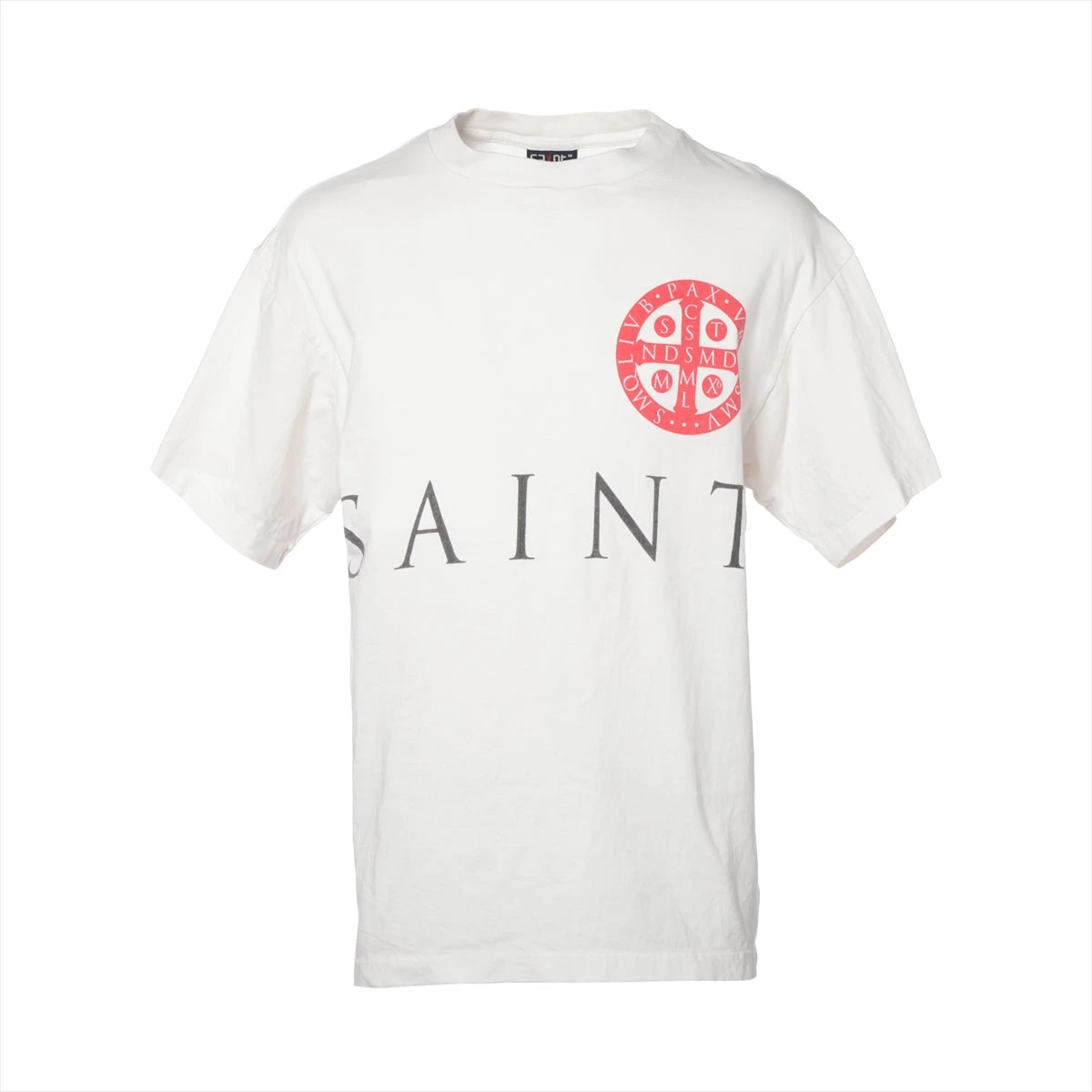 セントマイケル 23SS コットン Tシャツ M ホワイト SM-S23-0000-017 