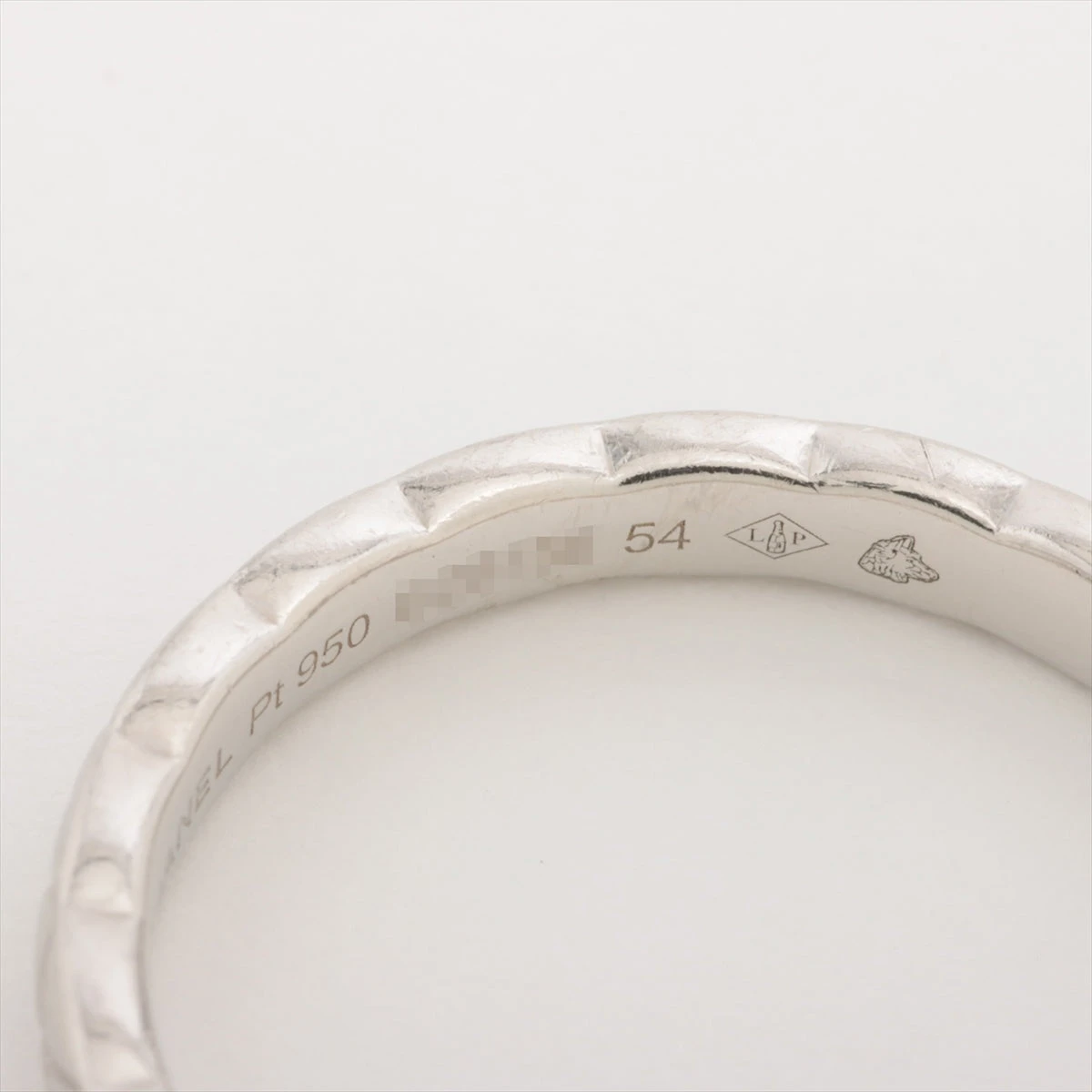 シャネル ココクラッシュ 5P ダイヤ リング Pt950 4.2g サイズ刻印:54 