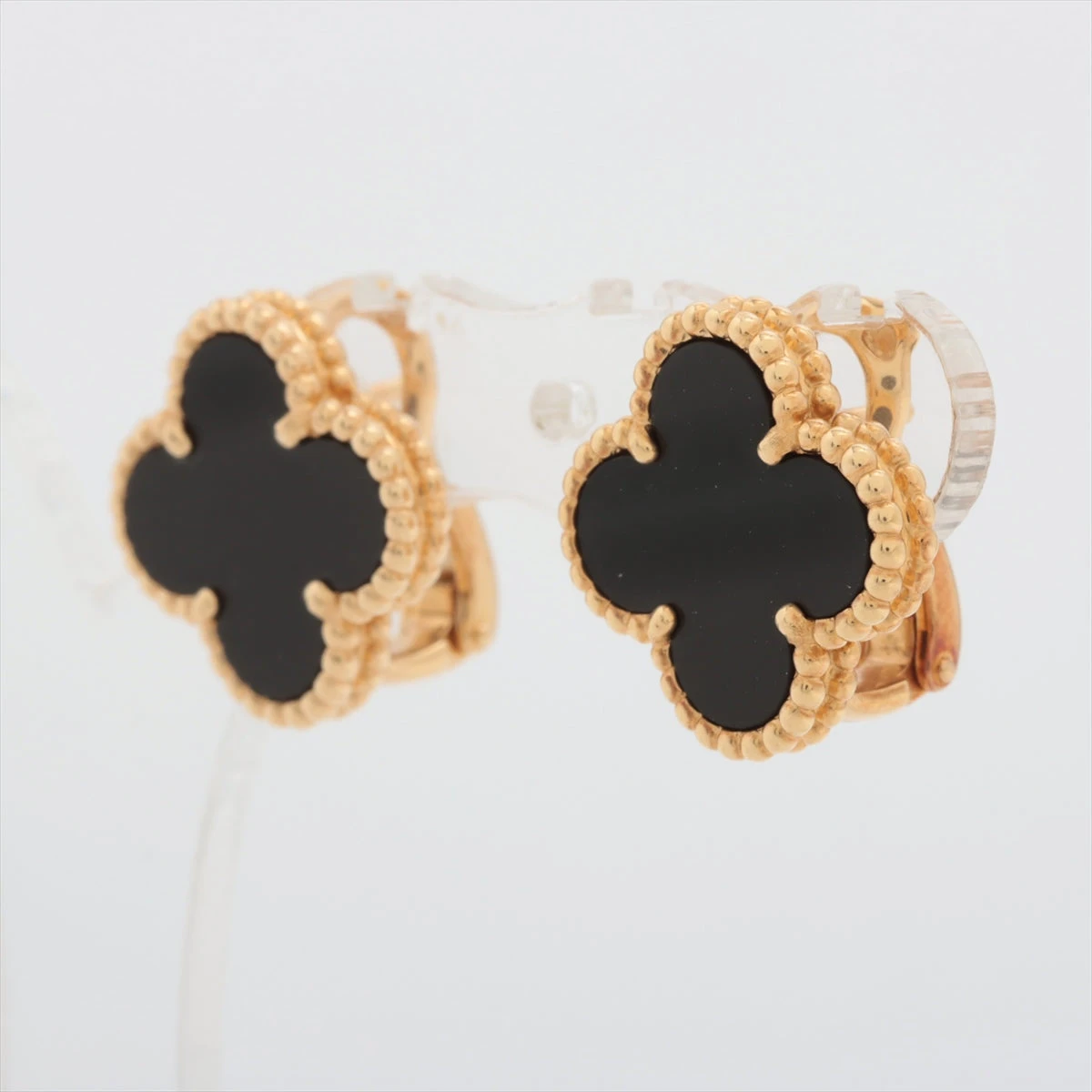 2024購入 ヴィンテージアルハンブラ オニキスピアス ヴァン