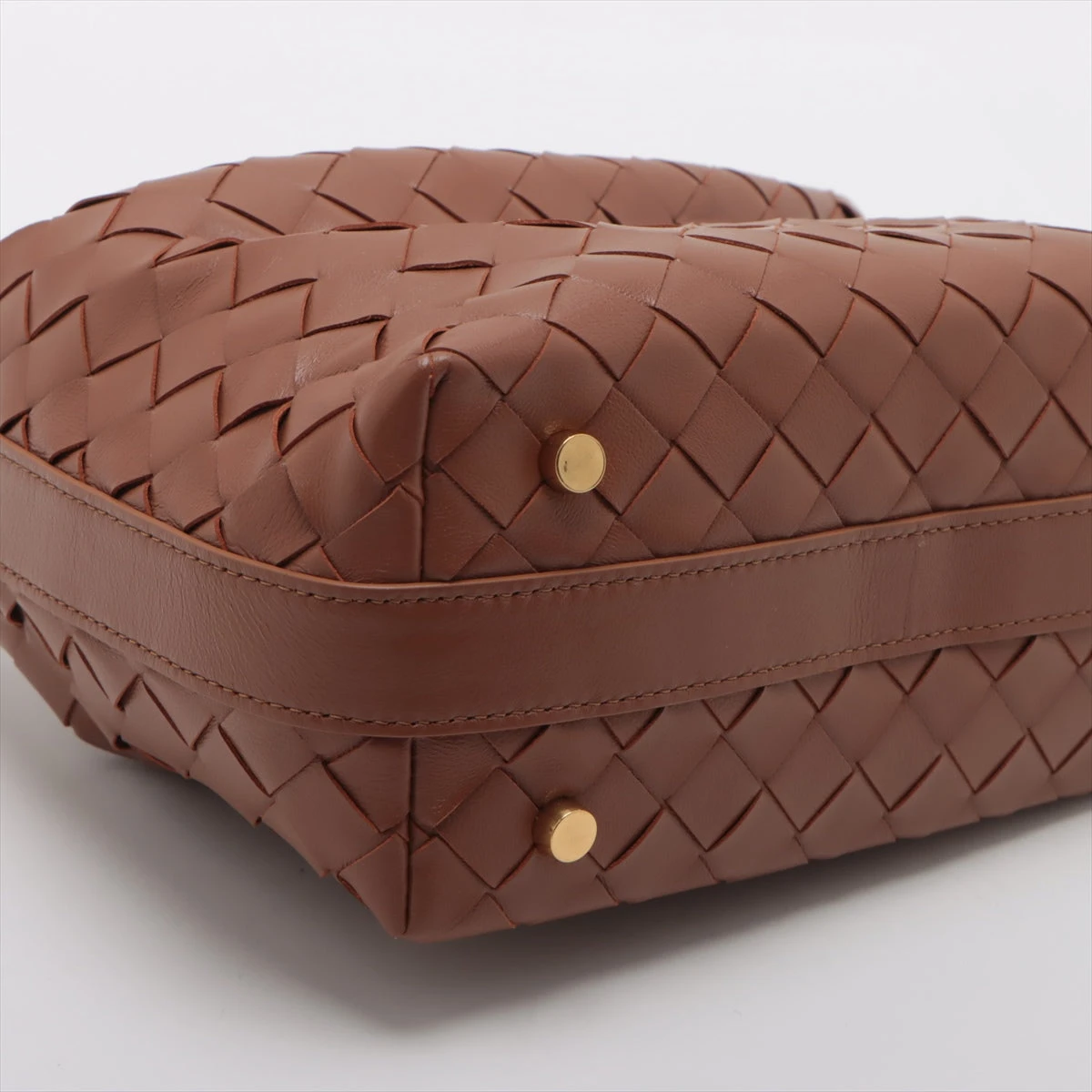 【最終価格】ボッテガヴェネタ ハンドバッグ イントレチャート ブラウン BOTTEGA VENETA ボッテガ・ヴェネタ イントレチャート