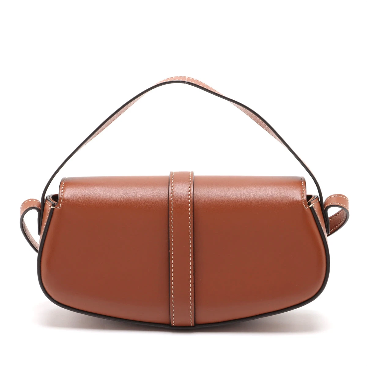 CELINE ブラウンレザードラムバッグ 本物のヴィンテージ セリーヌ バッグ | CELINE マカダムブラウン