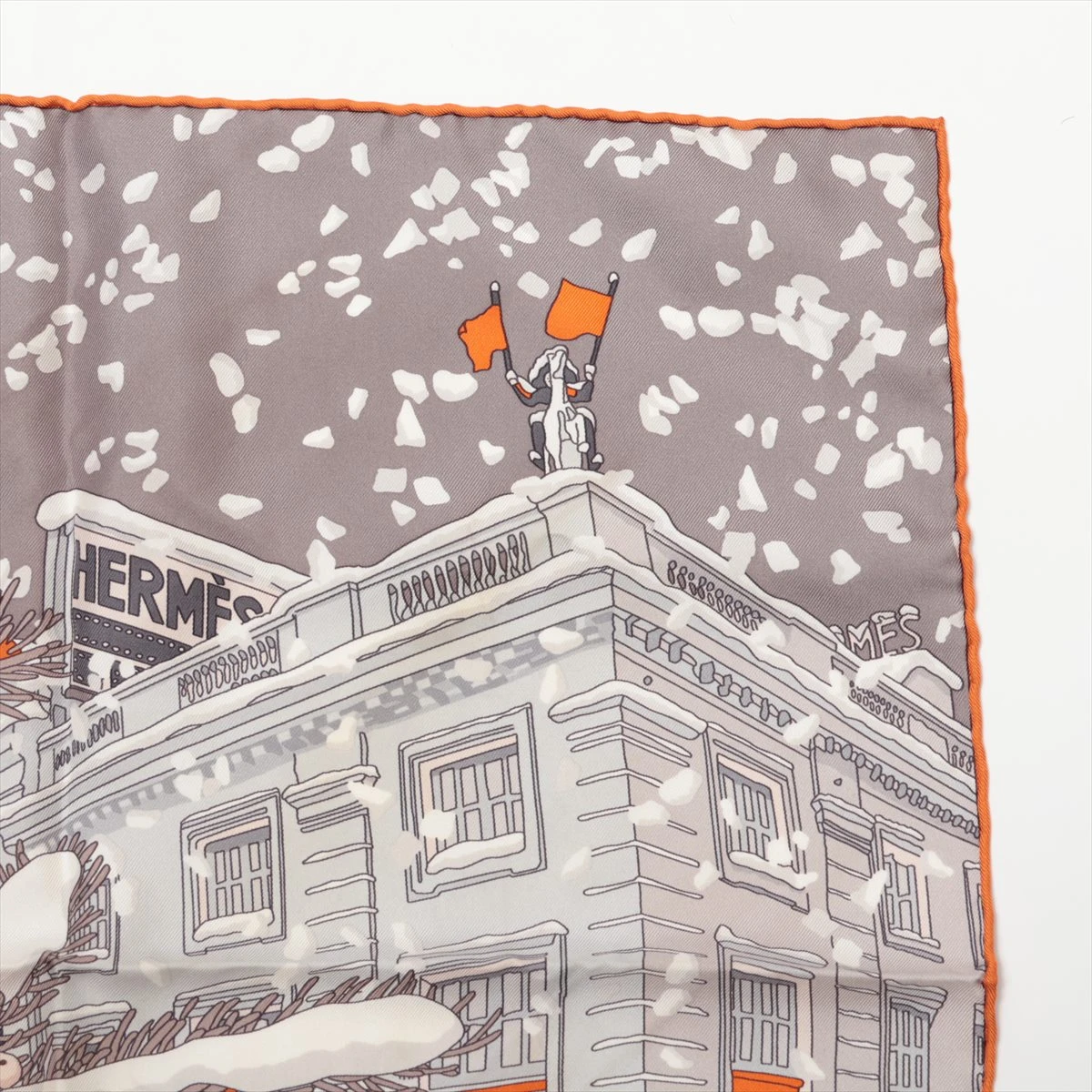 エルメス　カレ45　ガヴロッシュ フォーブル 24番地のクリスマス 楽天市場】HERMES エルメス カレ45 ガヴロッシュ フォーブル 24