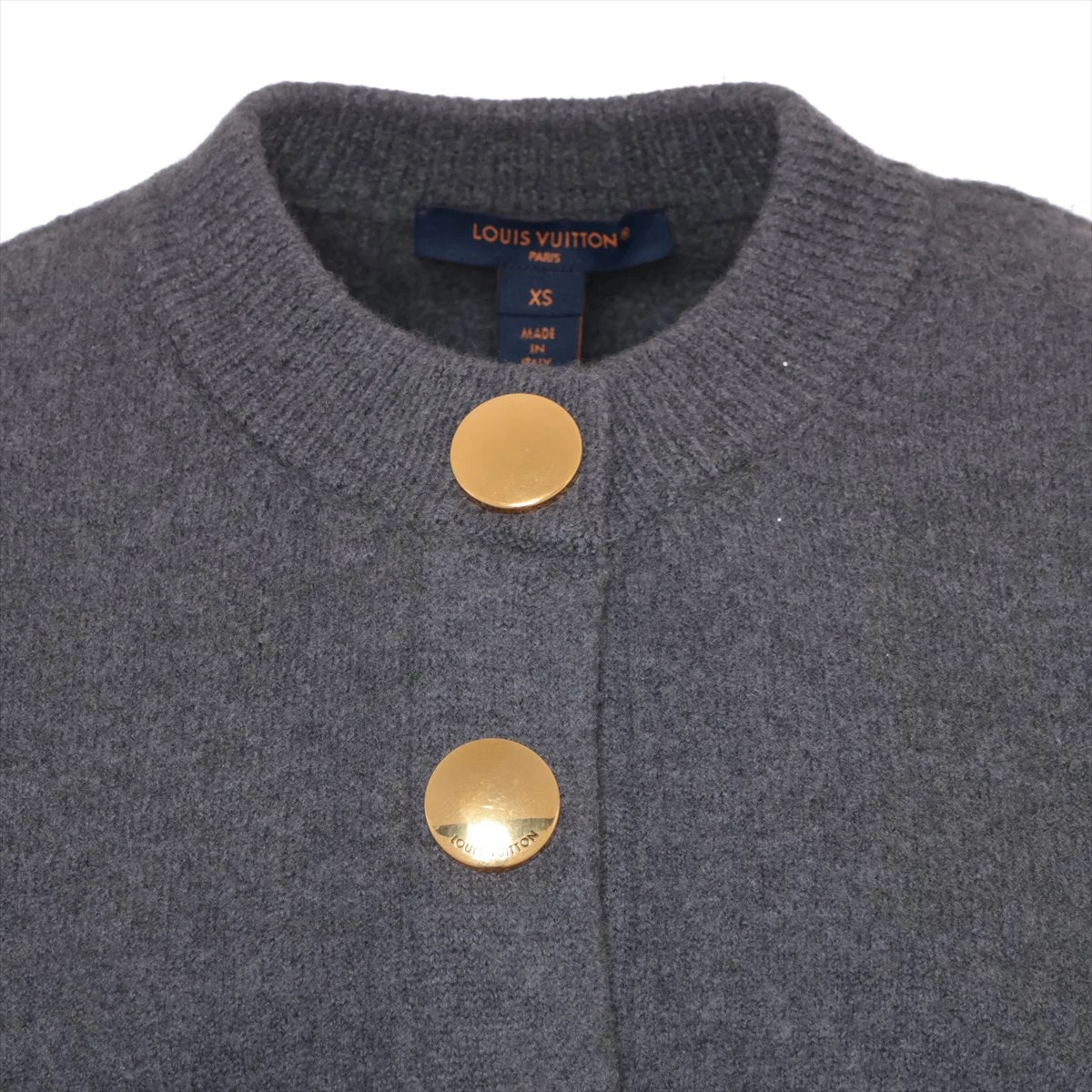 ヴィトン 23AW ウール カーディガン XS レディース グレー
