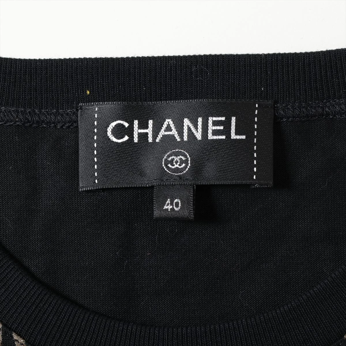 CHANEL シャネル ブラック Tシャツ ゴールド 楽天市場】CHANEL シャネル 半袖Tシャツ ブランドロゴ 16SS