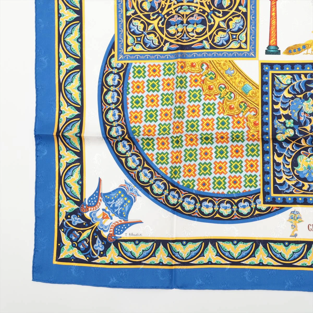 エルメス ビザンチンの空 カレ90 シルクスカーフ スカーフ シルク エルメス カレ90 CIELS BYZANTINS ビザンチンの空 スカーフ