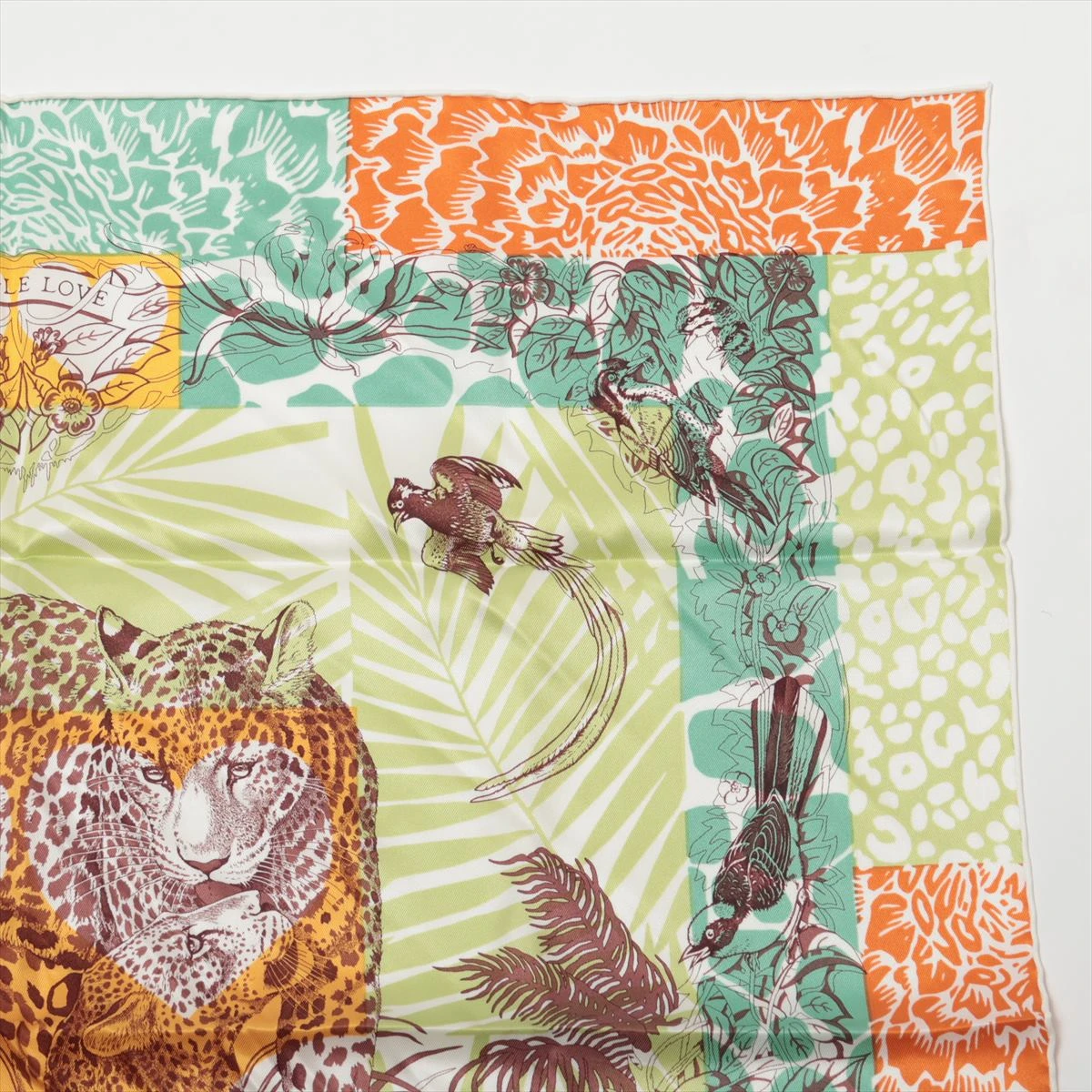 エルメス シルク カレ70 JUNGLE LOVE ジャングルラブ スカーフ エルメス カレ70 JUNGLE LOVE ジャングルラブ スカーフ シルク