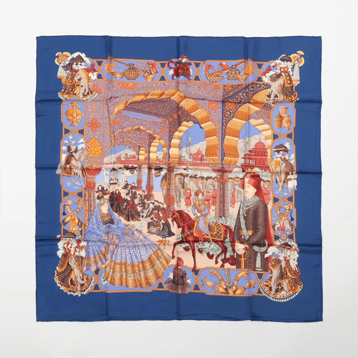 エルメス カレ90 MAHARAJAS マハラジャ スカーフ エルメス カレ90 splendeur des maharajas マハラジャの華麗