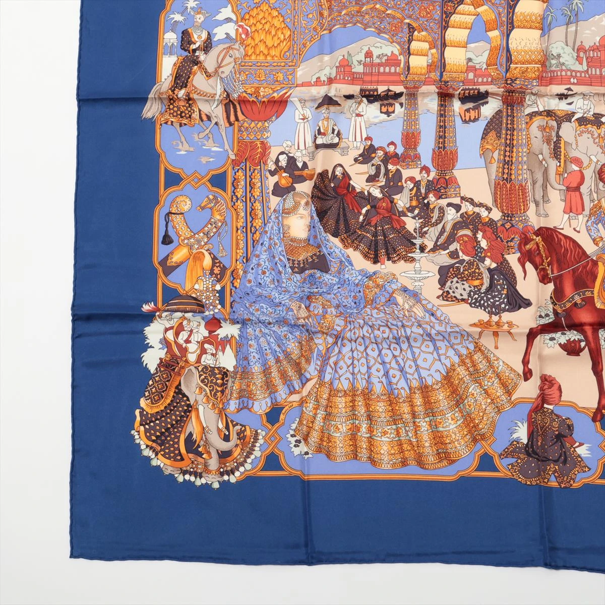 エルメス シルク パリュール デ マハラジャ スカーフ エルメス カレ90 splendeur des maharajas マハラジャの華麗