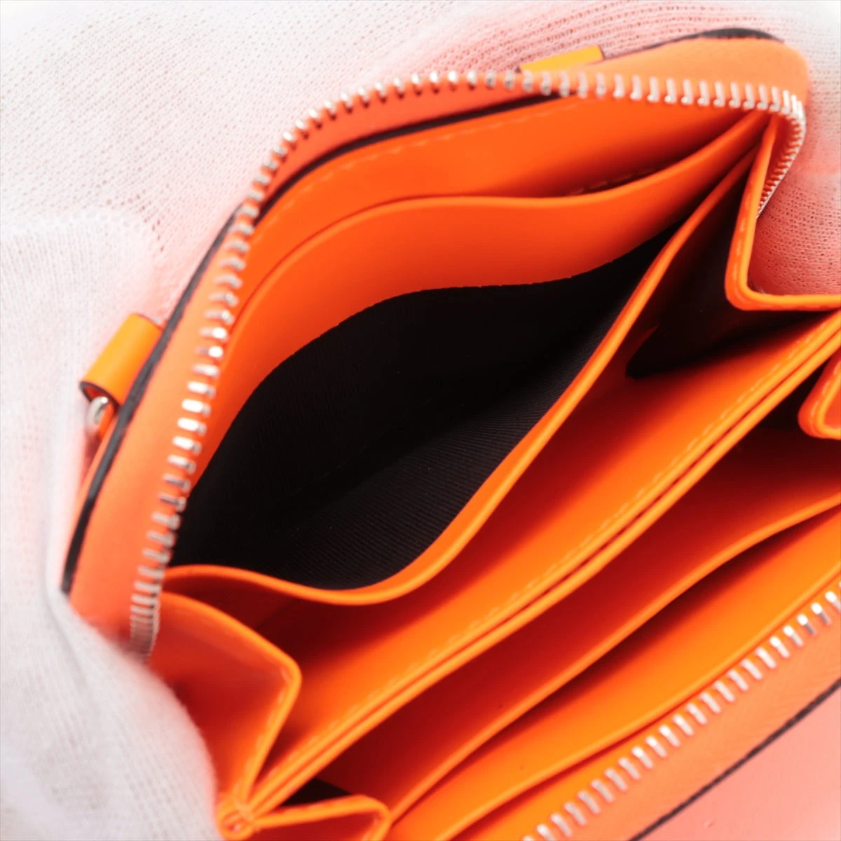 ヴァレンティノ VLTN レザー ショルダーバッグ オレンジ A2977650