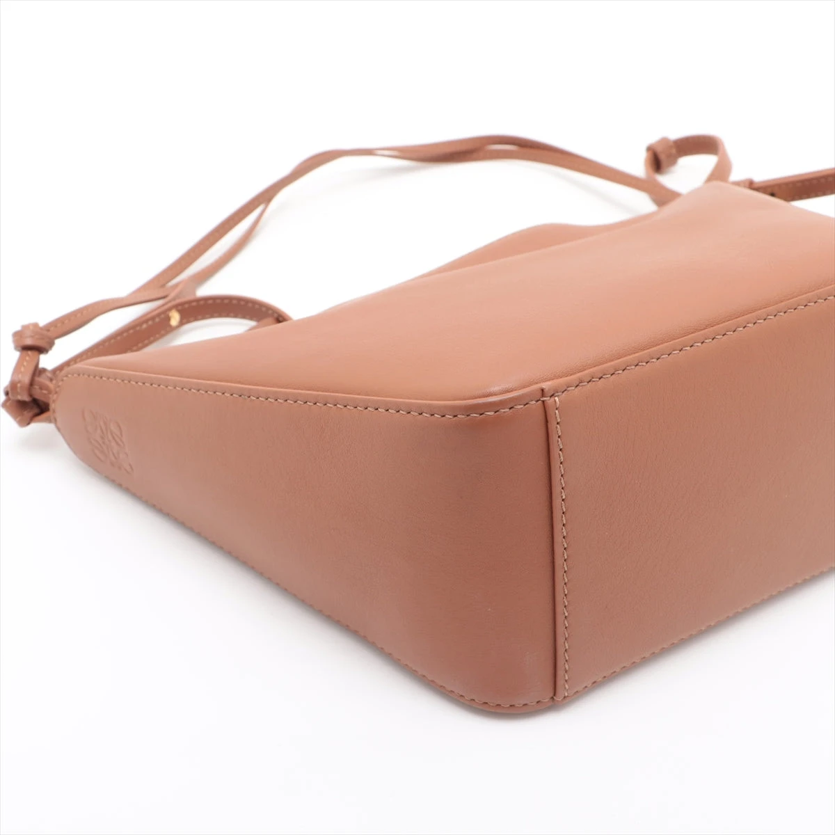 ロエベ ハンモック ホーボー レザー ショルダーバッグ ブラウン