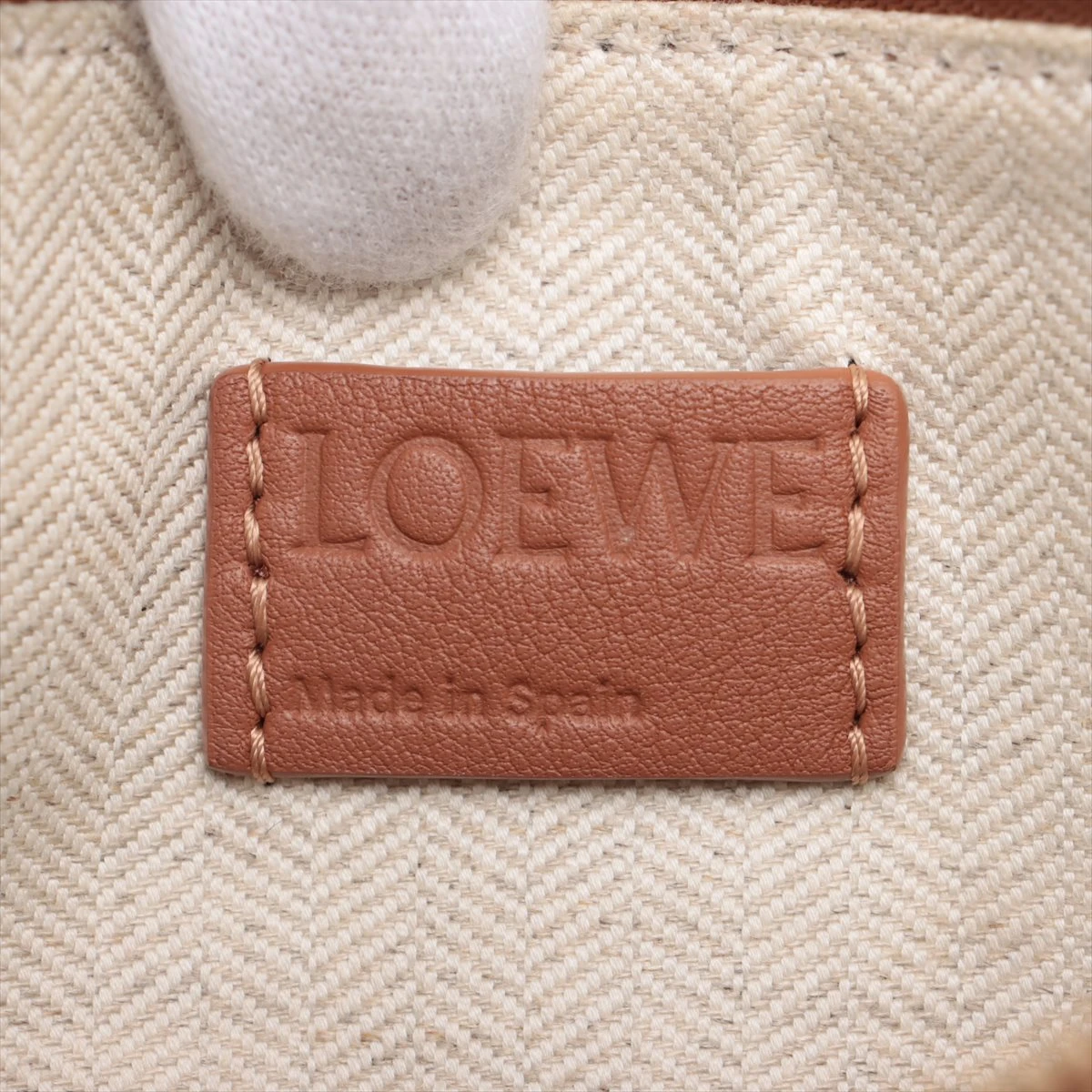 ロエベ ハンモック ホーボー レザー ショルダーバッグ ブラウン