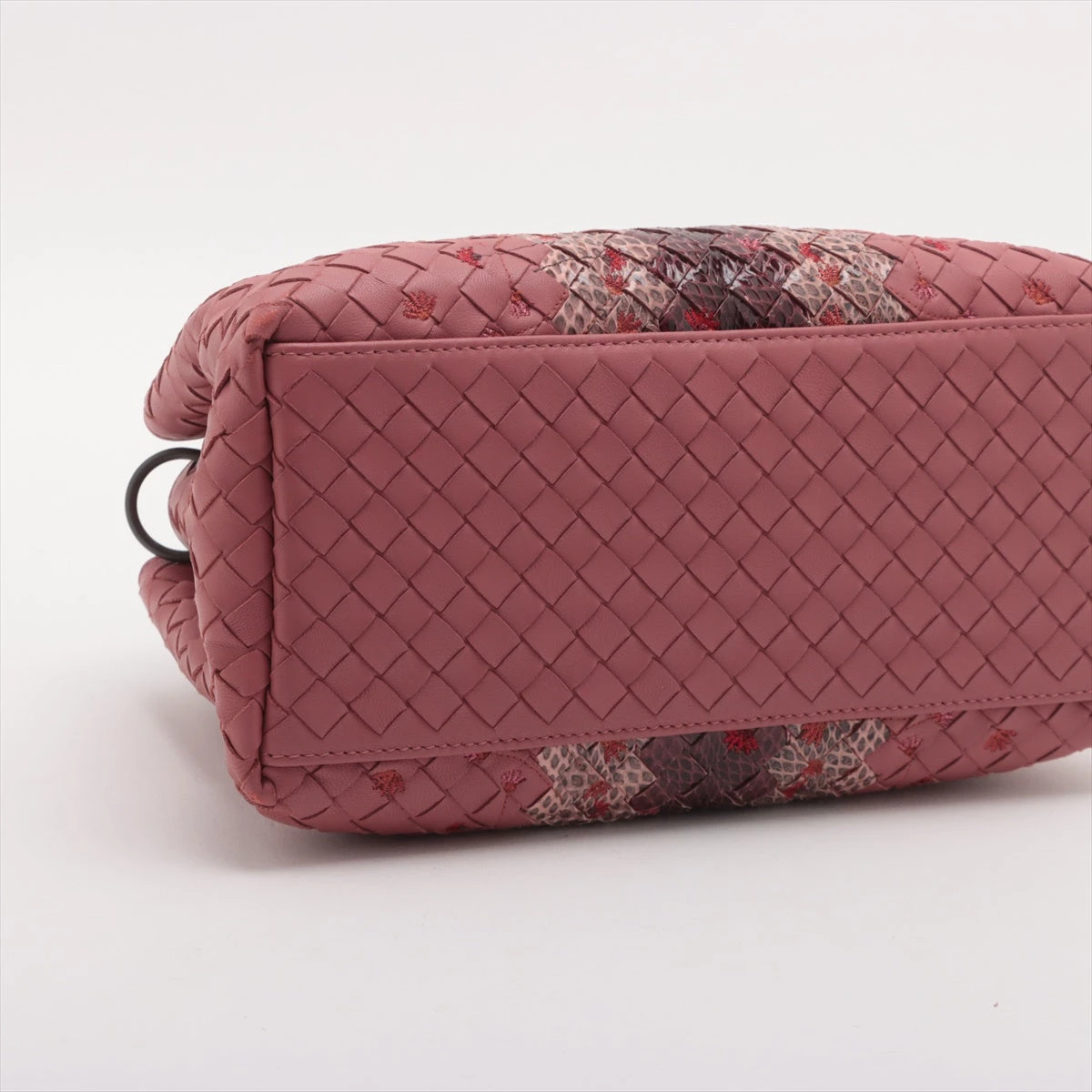 ボッテガヴェネタ イントレチャート ローマ レザー×パイソン 2WAY