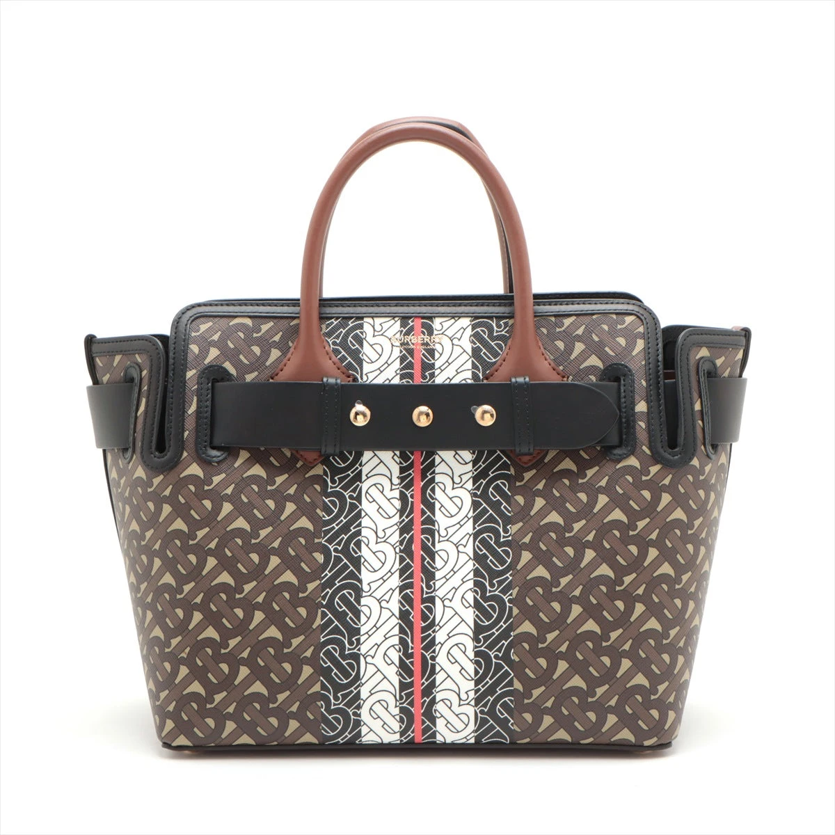 バーバリー ブランド ブラウン トートバッグ レザー ノバチェック お洒落