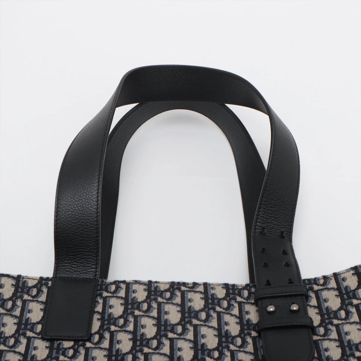 クリスチャンディオール オブリーク サドル キャンバス×レザー