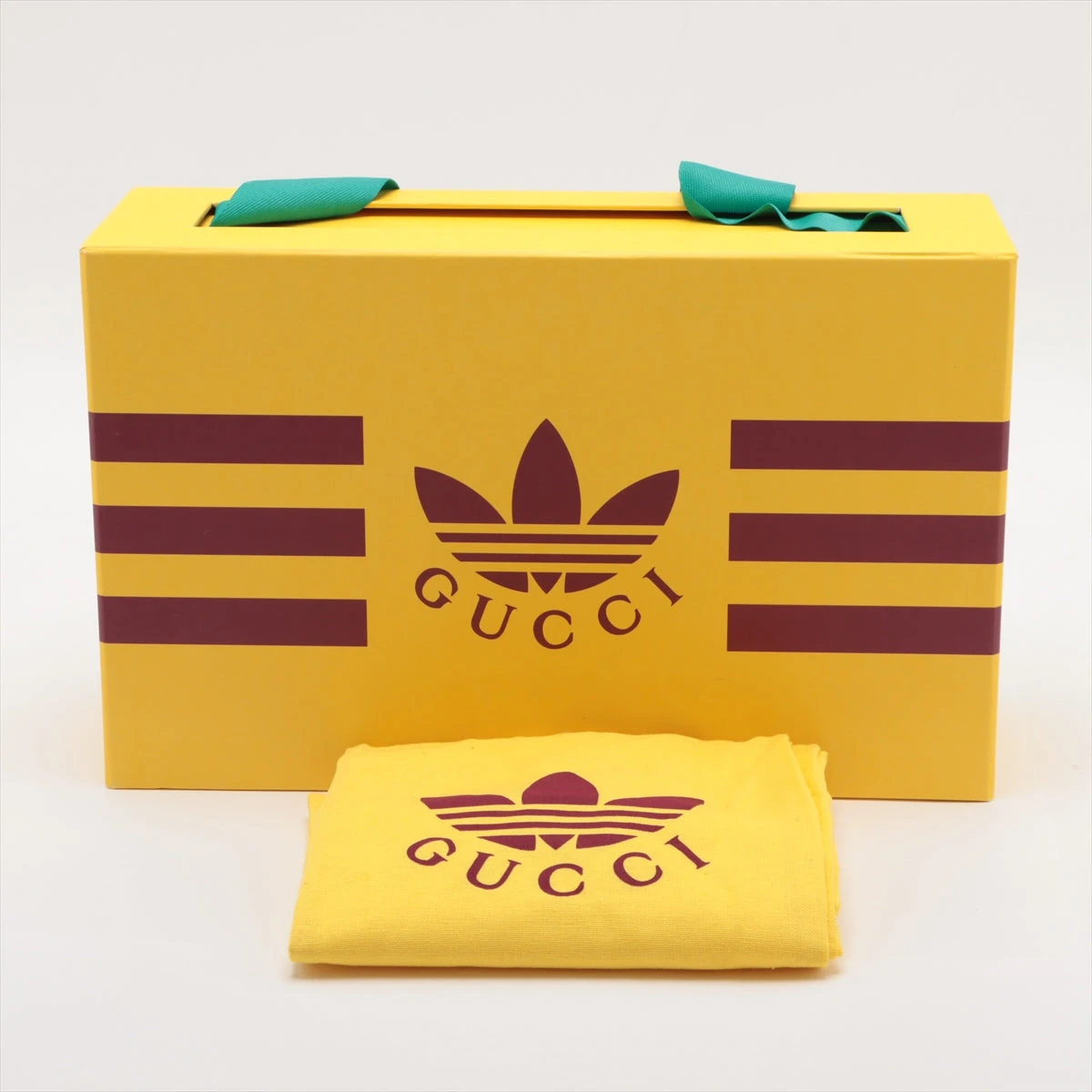 グッチ×アディダス レザー×スエード ミュール トレフォイル 35 702211 GUCCI - グッチ×アディダス レザー×スエード ミュール