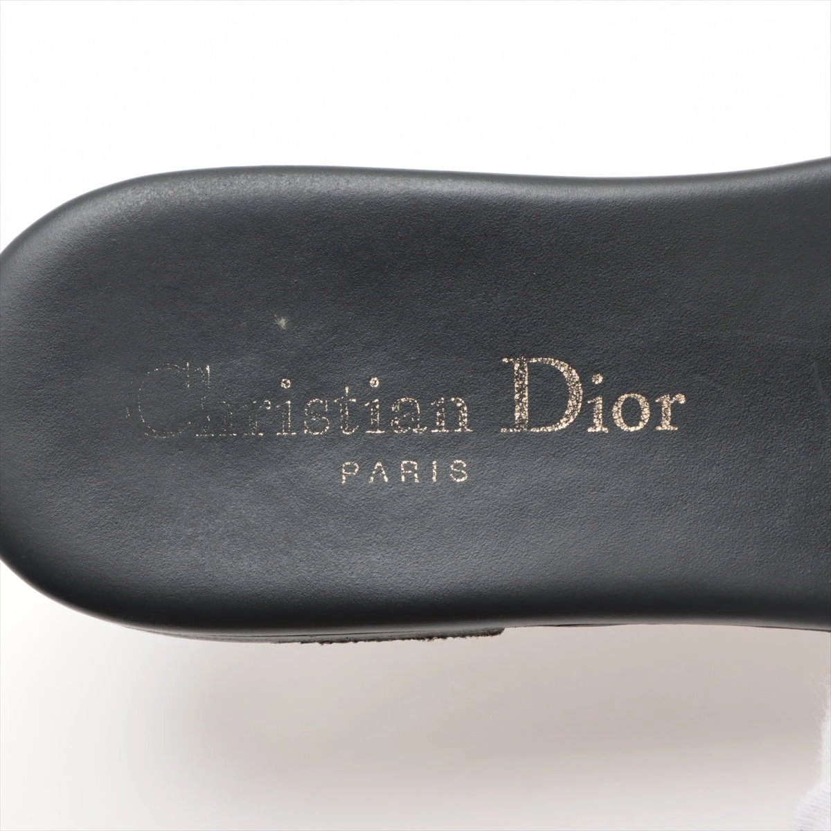 Dior サンダル　36 クリスチャンディオール Dway レザー×ファブリック サンダル 36