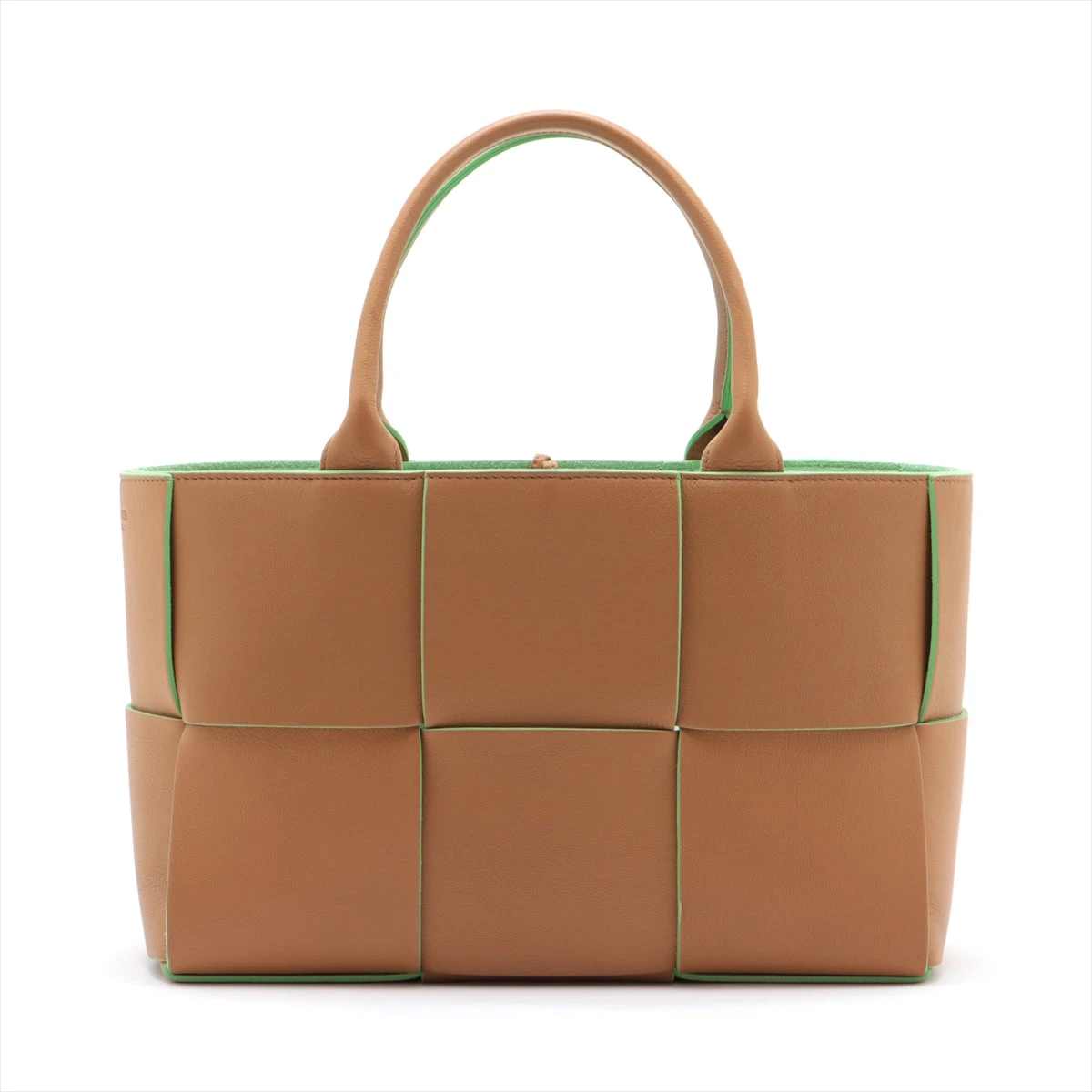 ボッテガヴェネタ カンパーナ トートバッグ レザー ブラウン イントレ