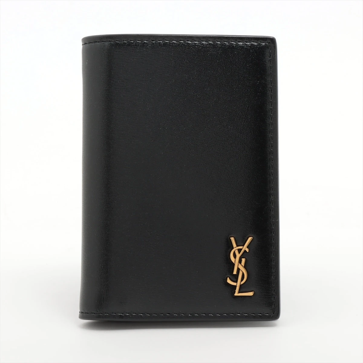 サンローランパリ YSLライン CFP607679 レザー コンパクトウォレット