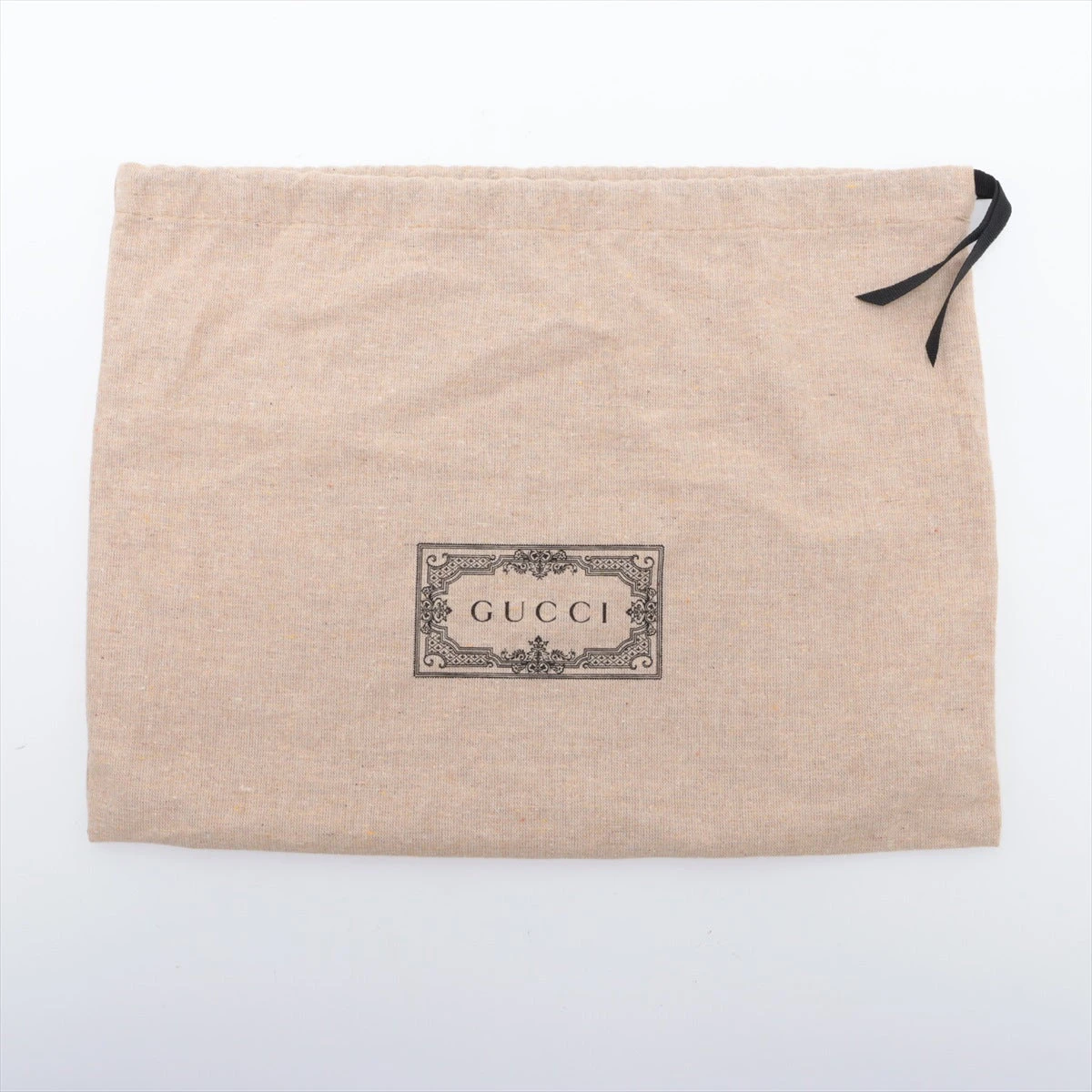 グッチ GGスプリーム PVC×レザー ショルダーバッグ ベージュ 735145