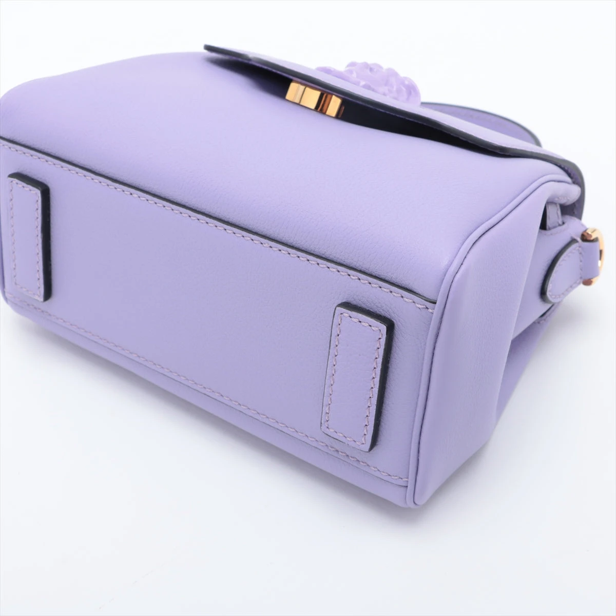 ヴェルサーチ ハンドバッグ スモール メドゥーサ メデューサ パープル 紫 ヴェルサーチ ハンドバッグ スモール メドゥーサ メデューサ パープル