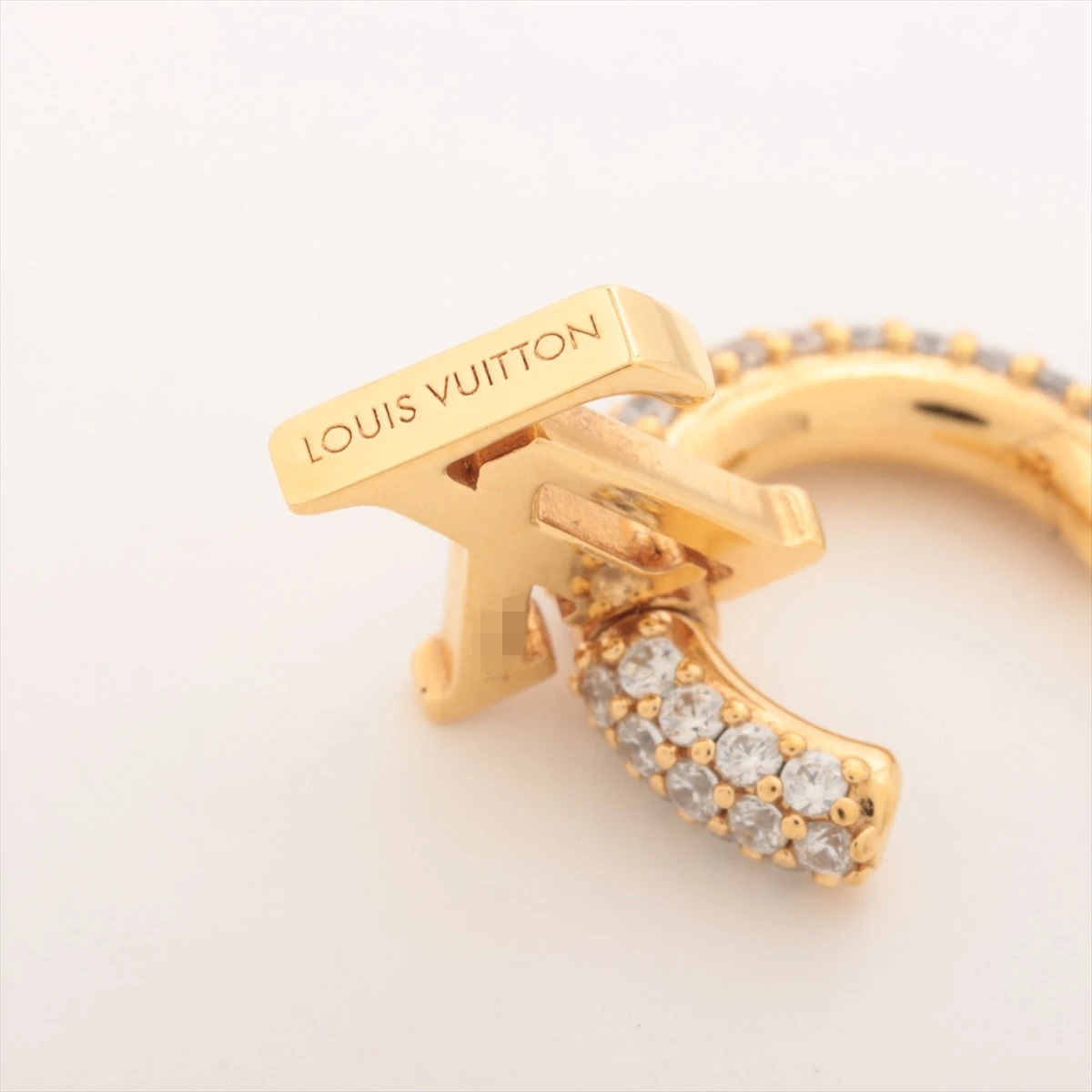 Louis Vuitton ルイヴィトン ピアス フープ・LV アイコニック