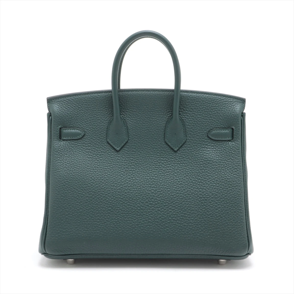 エルメス バーキン25 トゴ ヴェールシプレス シルバー金具 U
