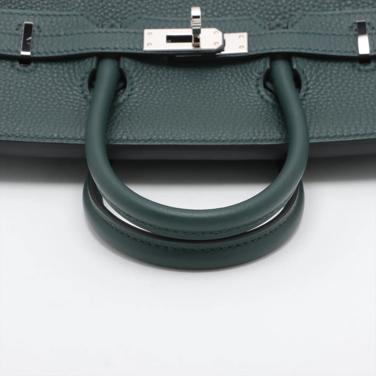 エルメス バーキン25 トゴ ヴェールシプレス シルバー金具 U