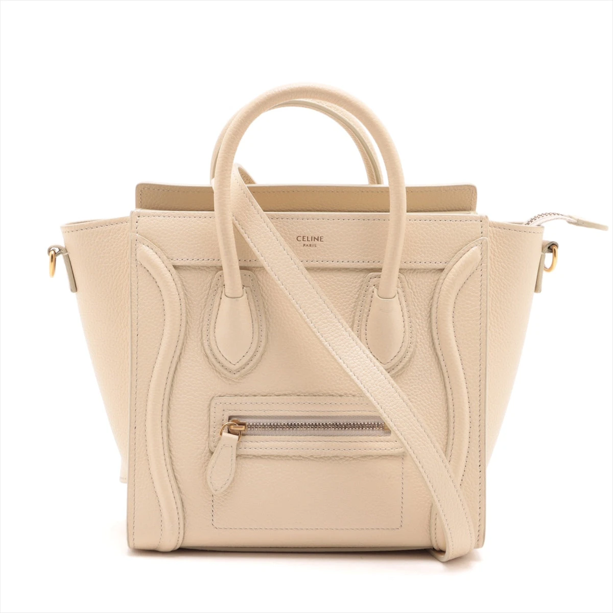 セリーヌラゲージナノ 大人気】CELINE セリーヌ ハンドバッグ ラゲージ ナノショッパー