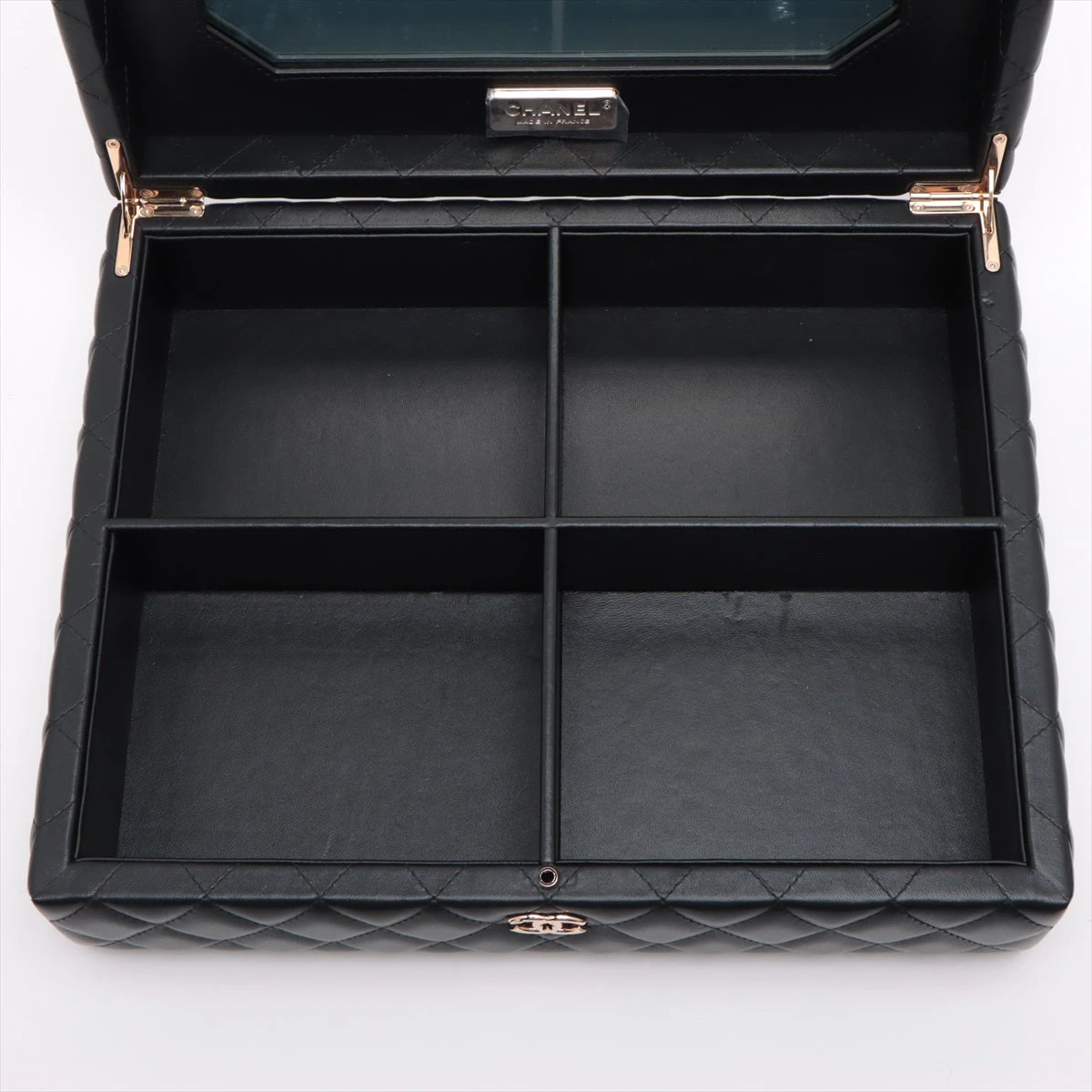 個包装】シャネル マトラッセ ラムスキン アタッシュケース ミニバッグ